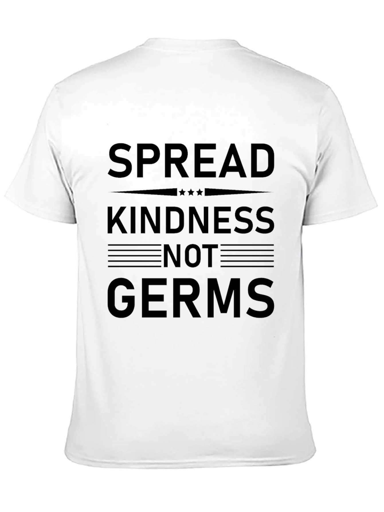 Black Spread Kindness Not Germs Graphic Tee view 11