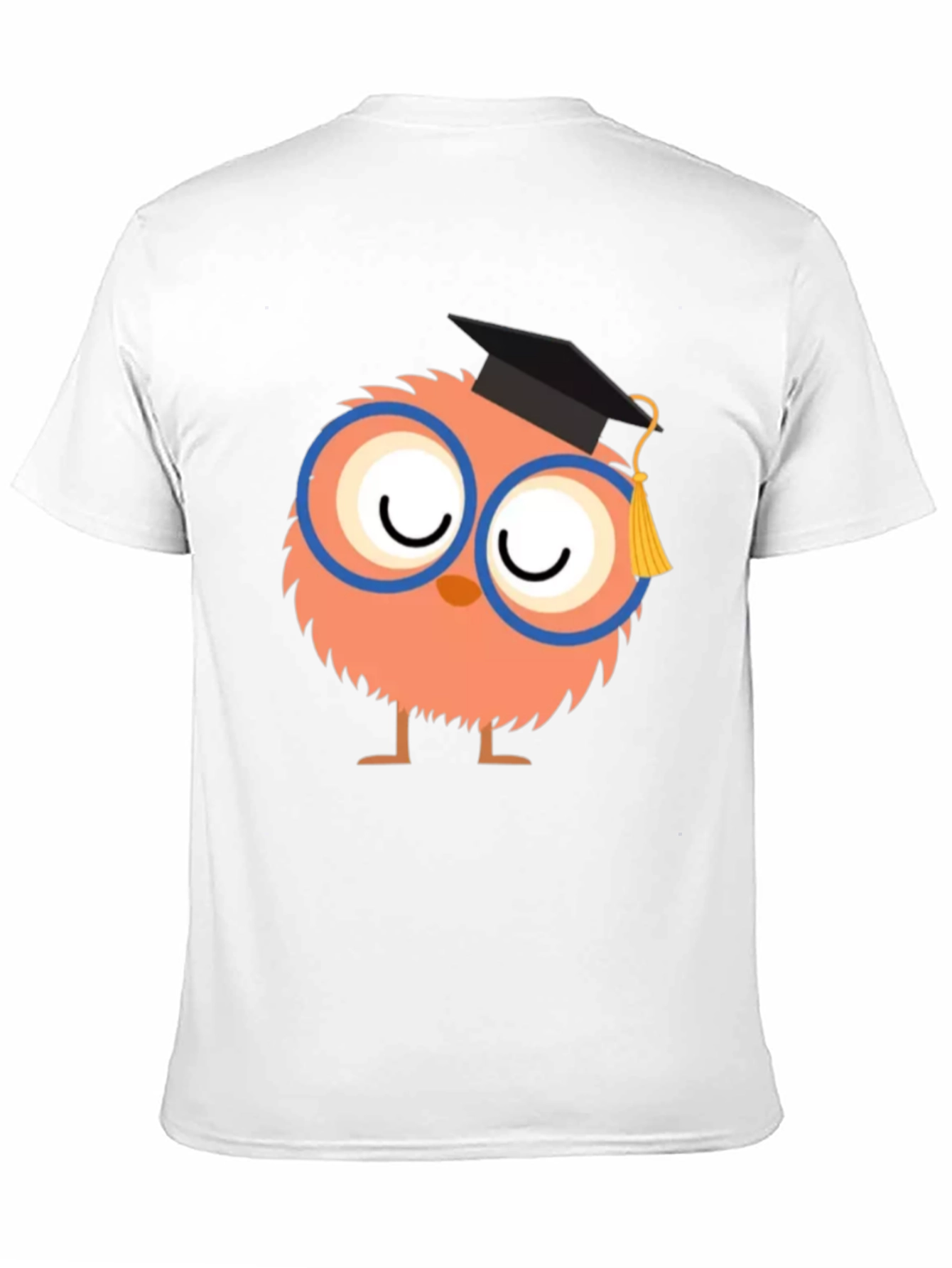 Black Cute Graduate Owl T-Shirt view 11