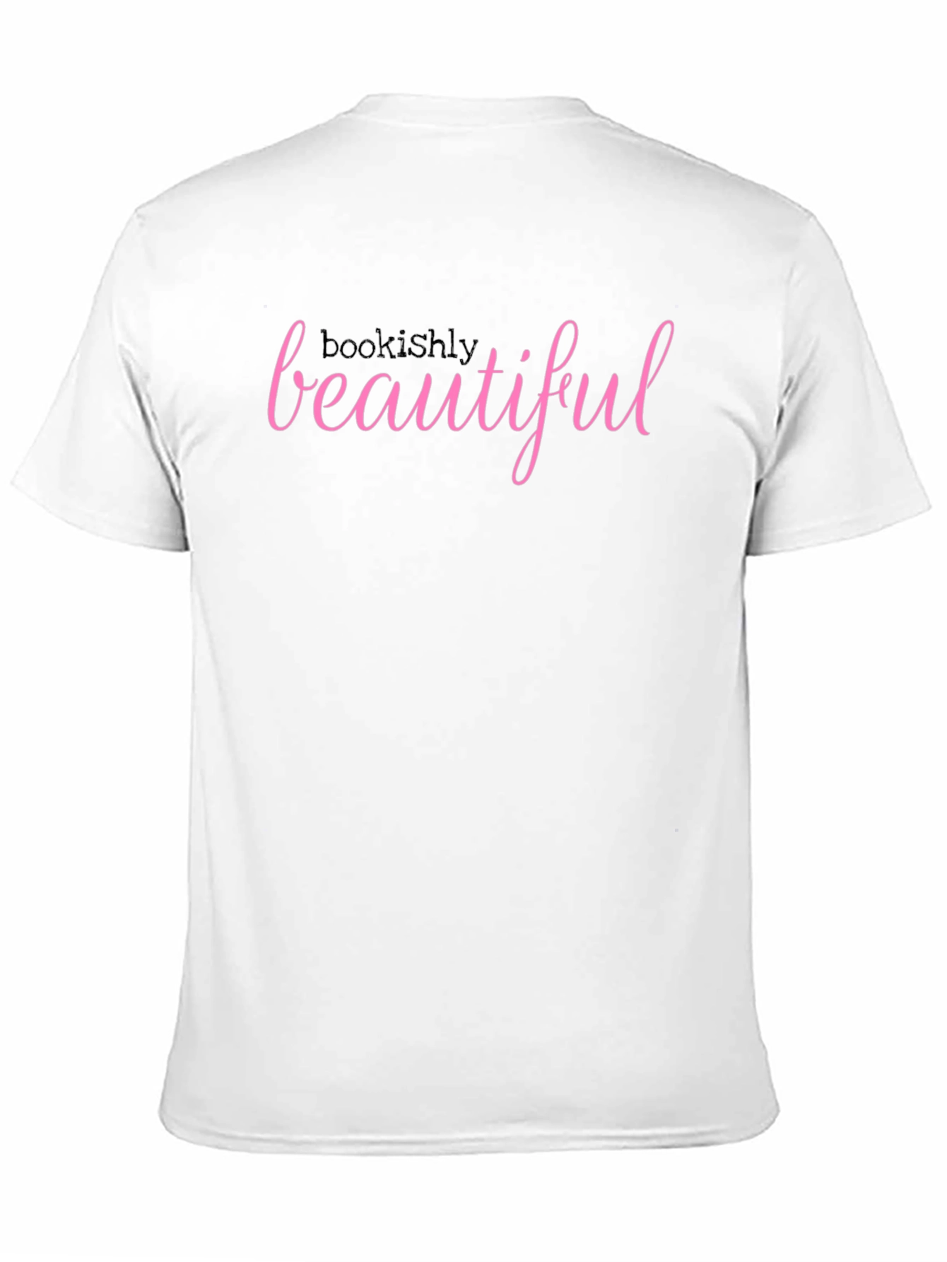 Black Looks Highly Beautiful Pink Text Black T-Shirt view 11