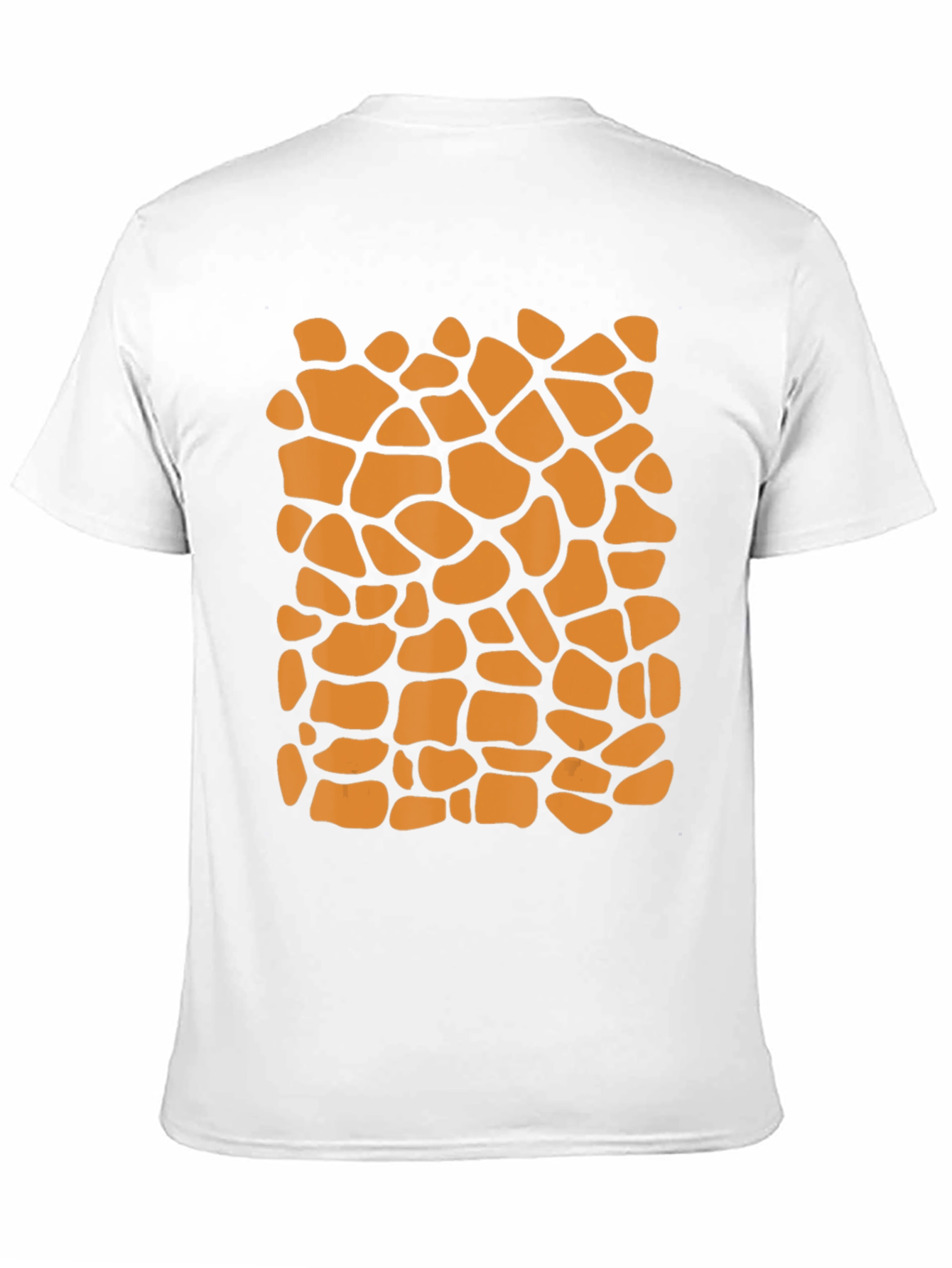 Black Stone Pattern Black T-Shirt view 11