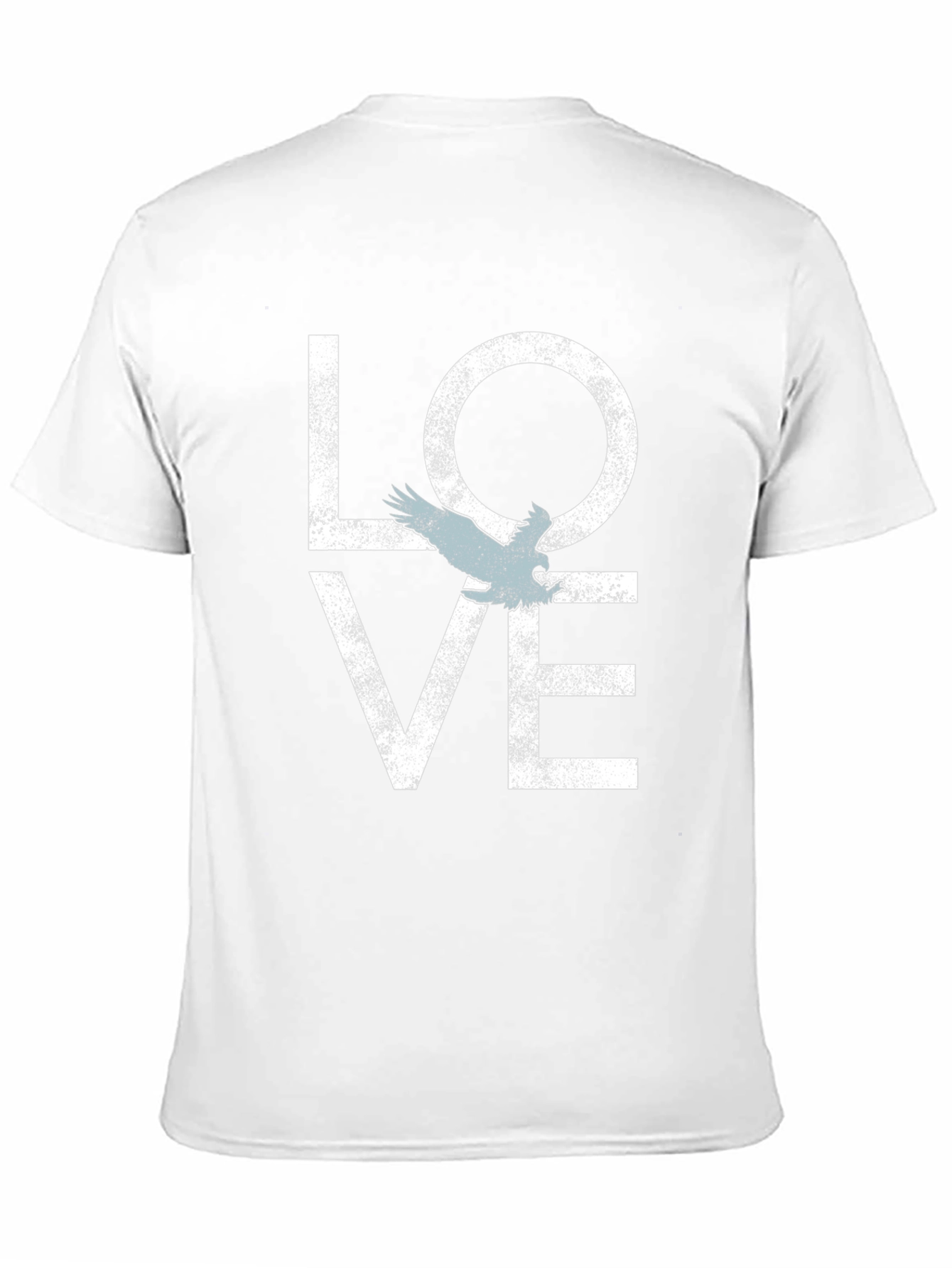 Black Love Bird Graphic Tee - Soft Black Cotton Shirt view 11