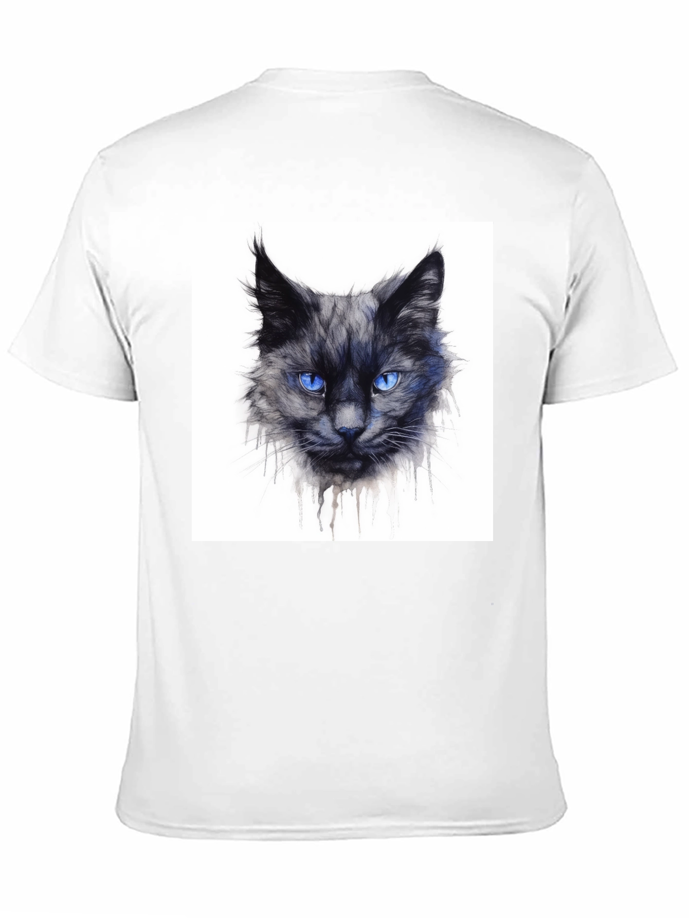 Black Black Cat Graphic Tee - Men's Crew Neck view 11