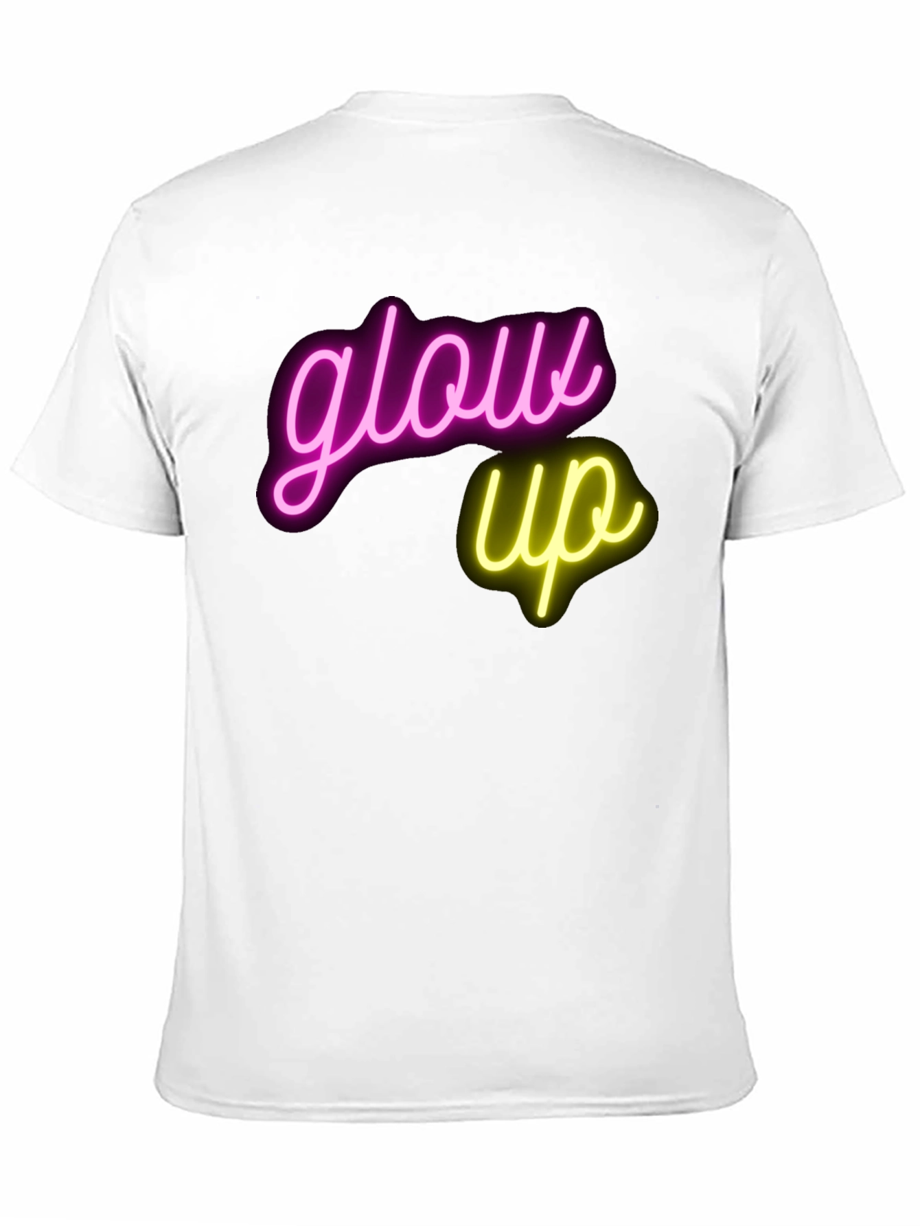 Black Glow Up Graphic T-Shirt - Neon Design view 11