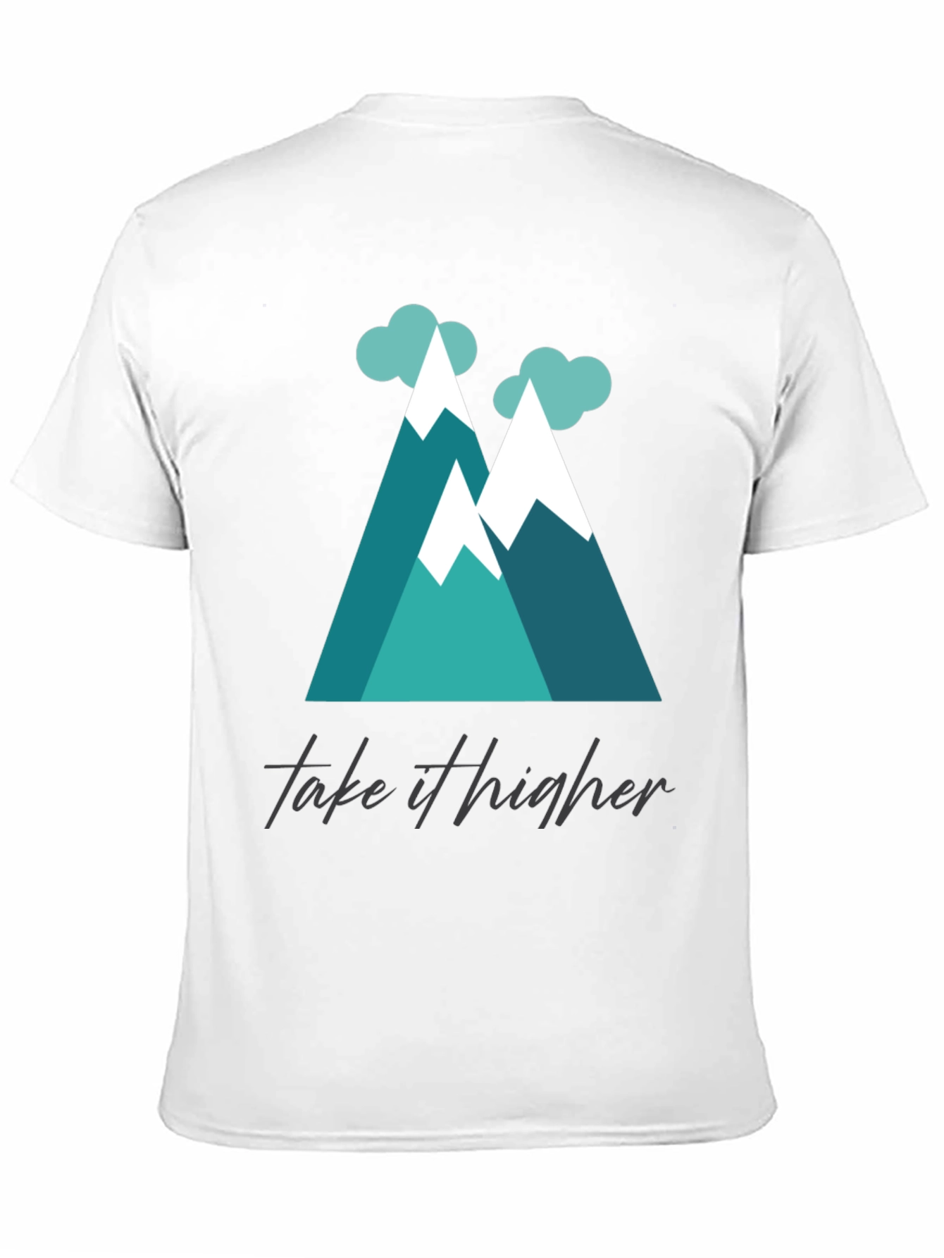 Black Take It Higher Mountain Tee - Black Graphic T-Shirt view 11