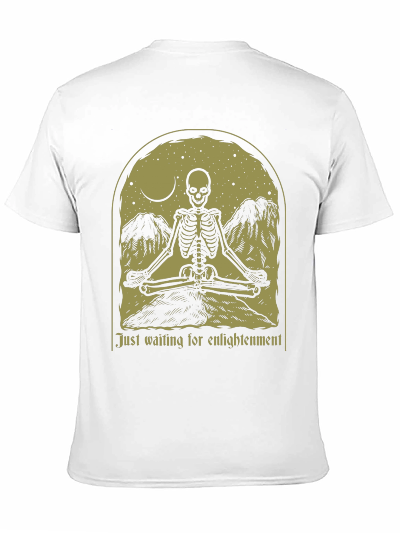 Black Enlightenment Skeleton Graphic Tee view 11
