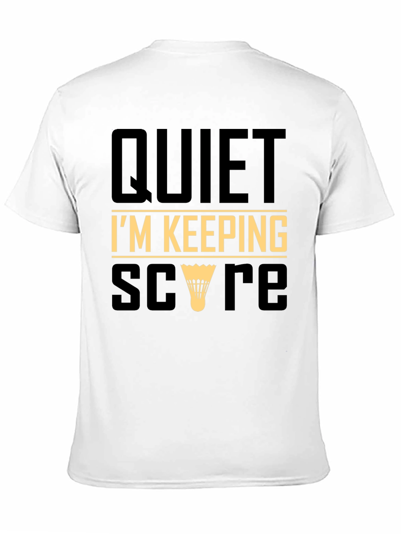 Black Quiet I'm Keeping Score T-Shirt view 11