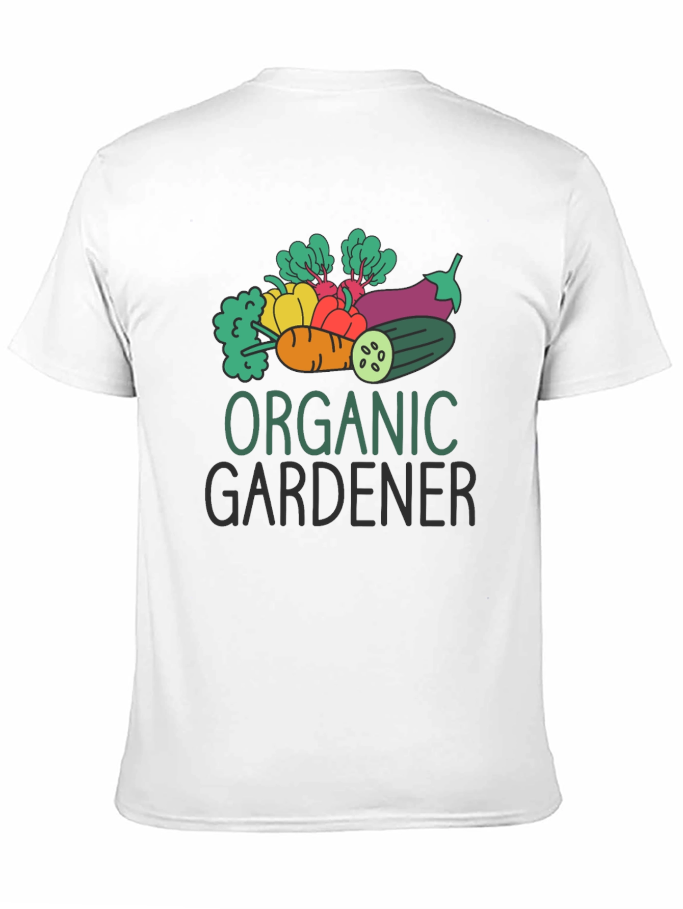 Black Organic Gardener Graphic Tee - Black Cotton T-Shirt view 11