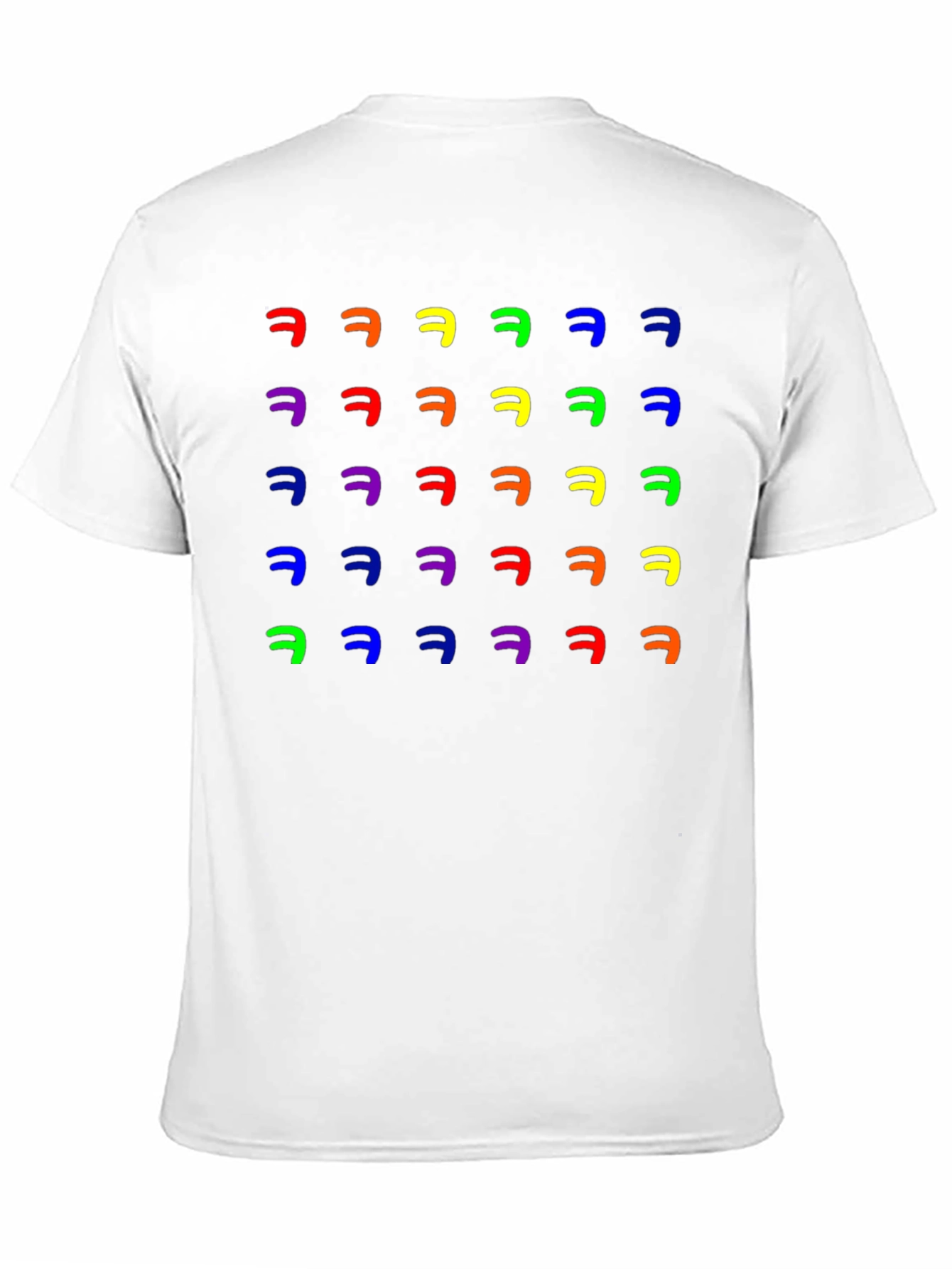Black Rainbow HAHA T-Shirt - Funny Colorful Graphic Tee view 11