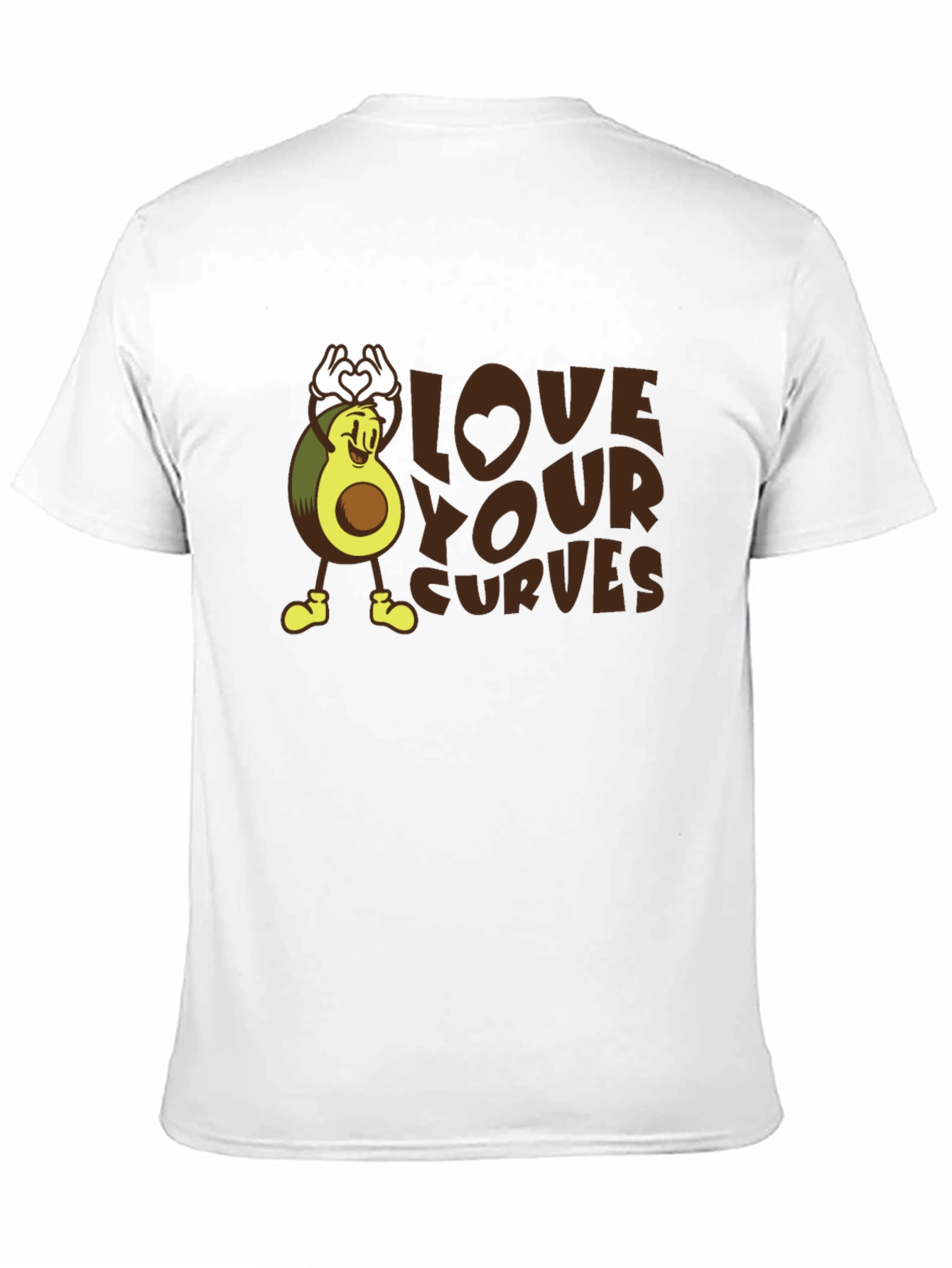 Black Love Your Curves Avocado Graphic Tee view 11