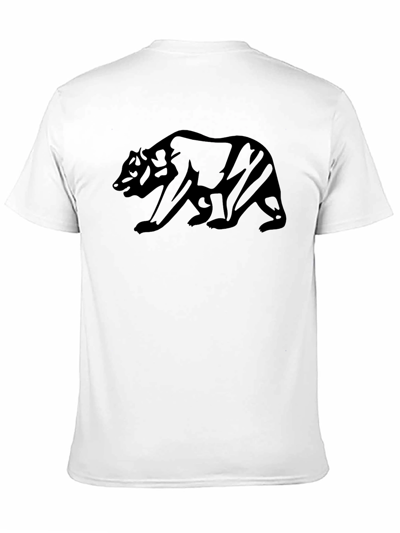 Black Bear Graphic Tee - Men's Casual Short Sleeve Shirt - 11