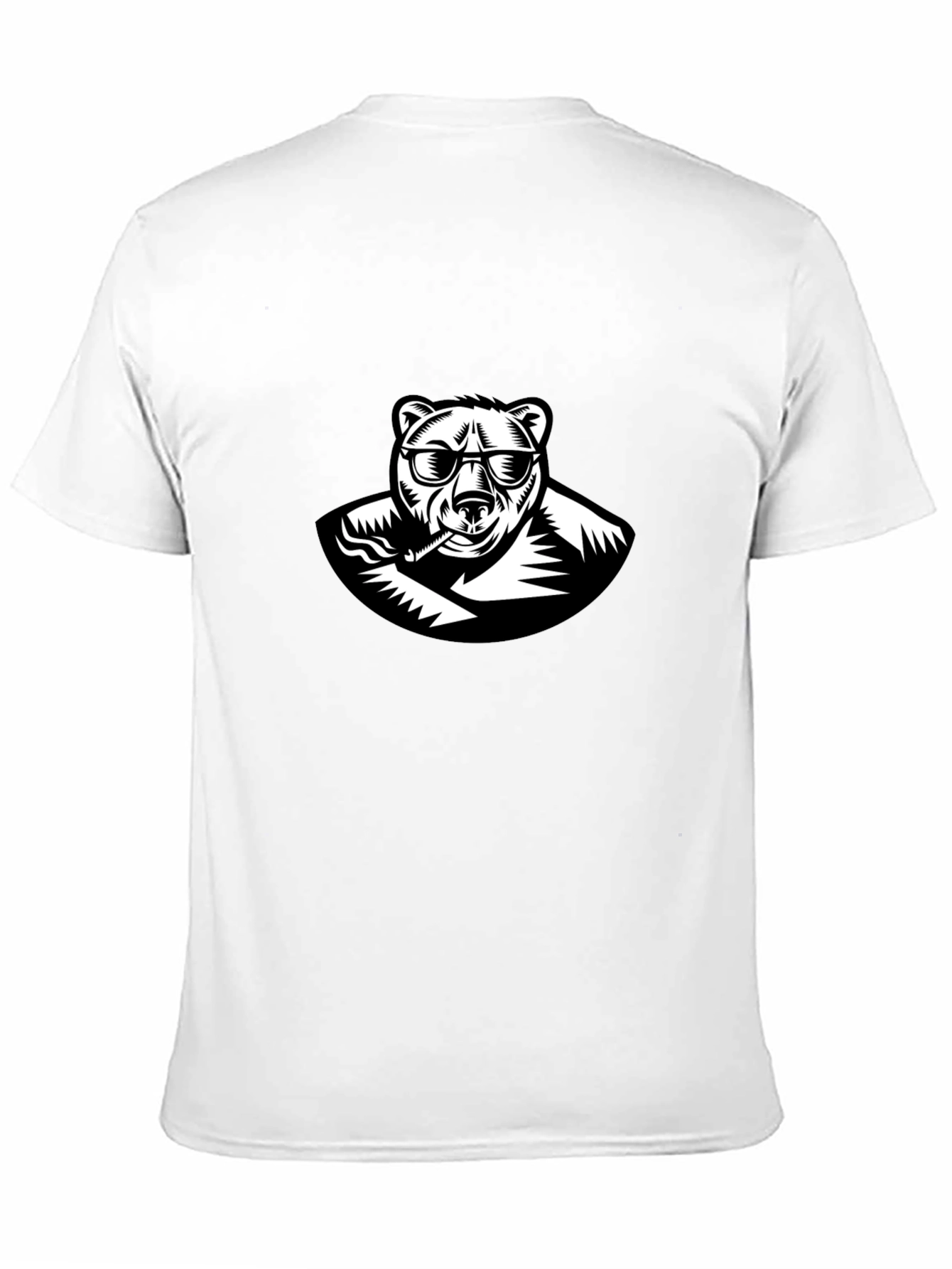 Black Cool Bear Graphic T-Shirt - Black view 11