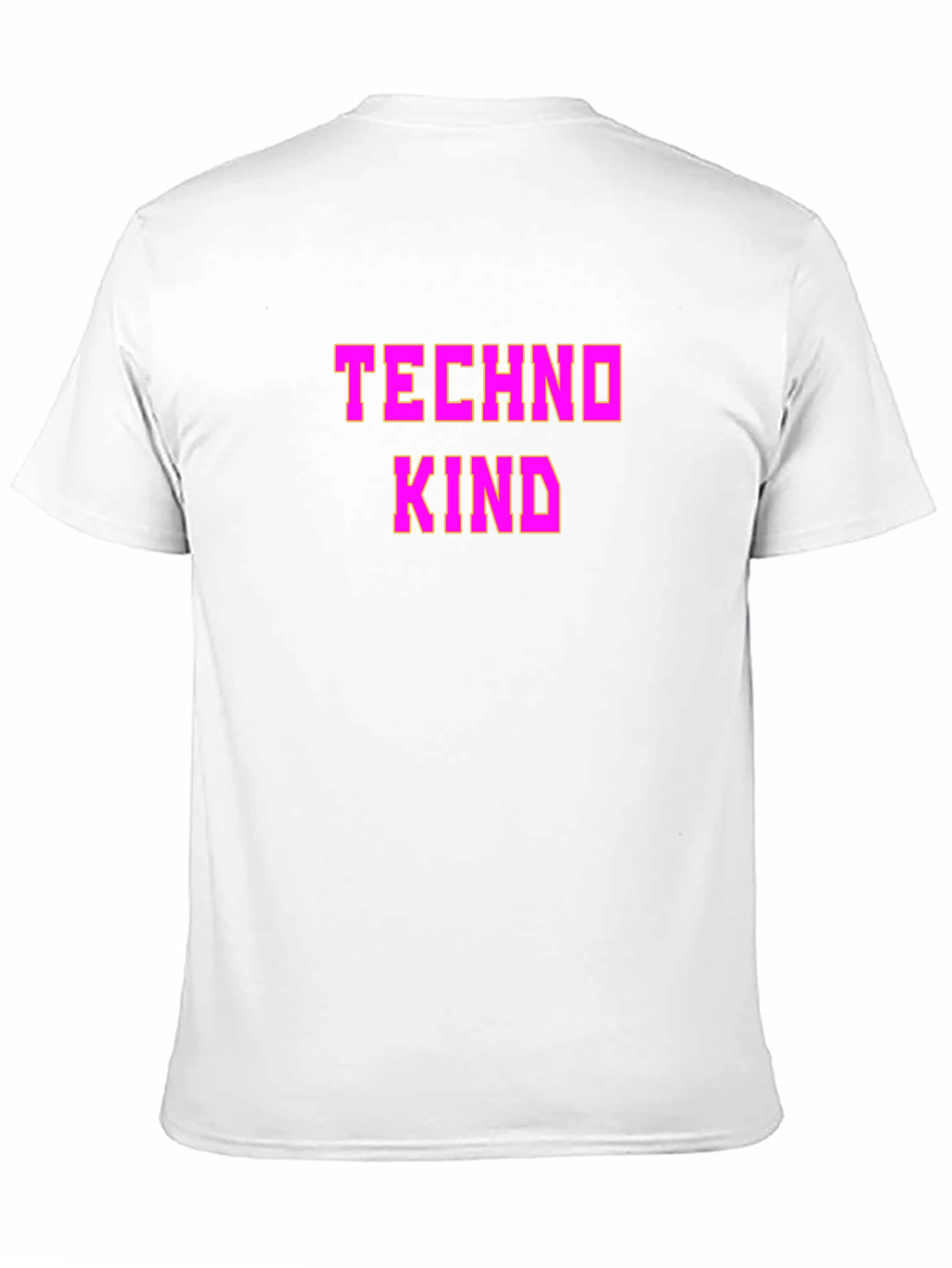 Black Techno Kind Graphic Tee - Black Crew Neck T-Shirt view 11
