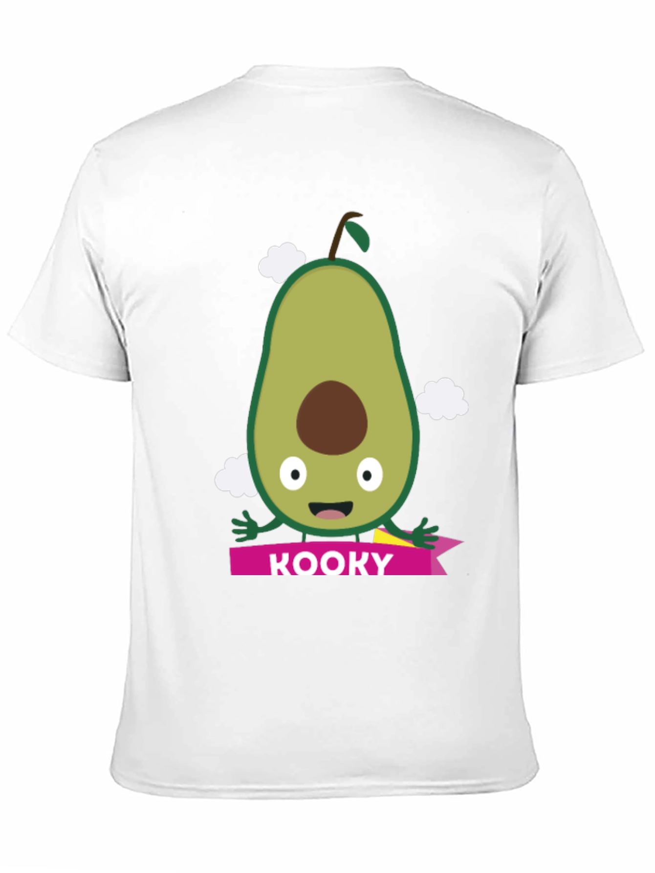 Black Kooky Avocado Graphic Tee - Black Cotton T-Shirt view 11