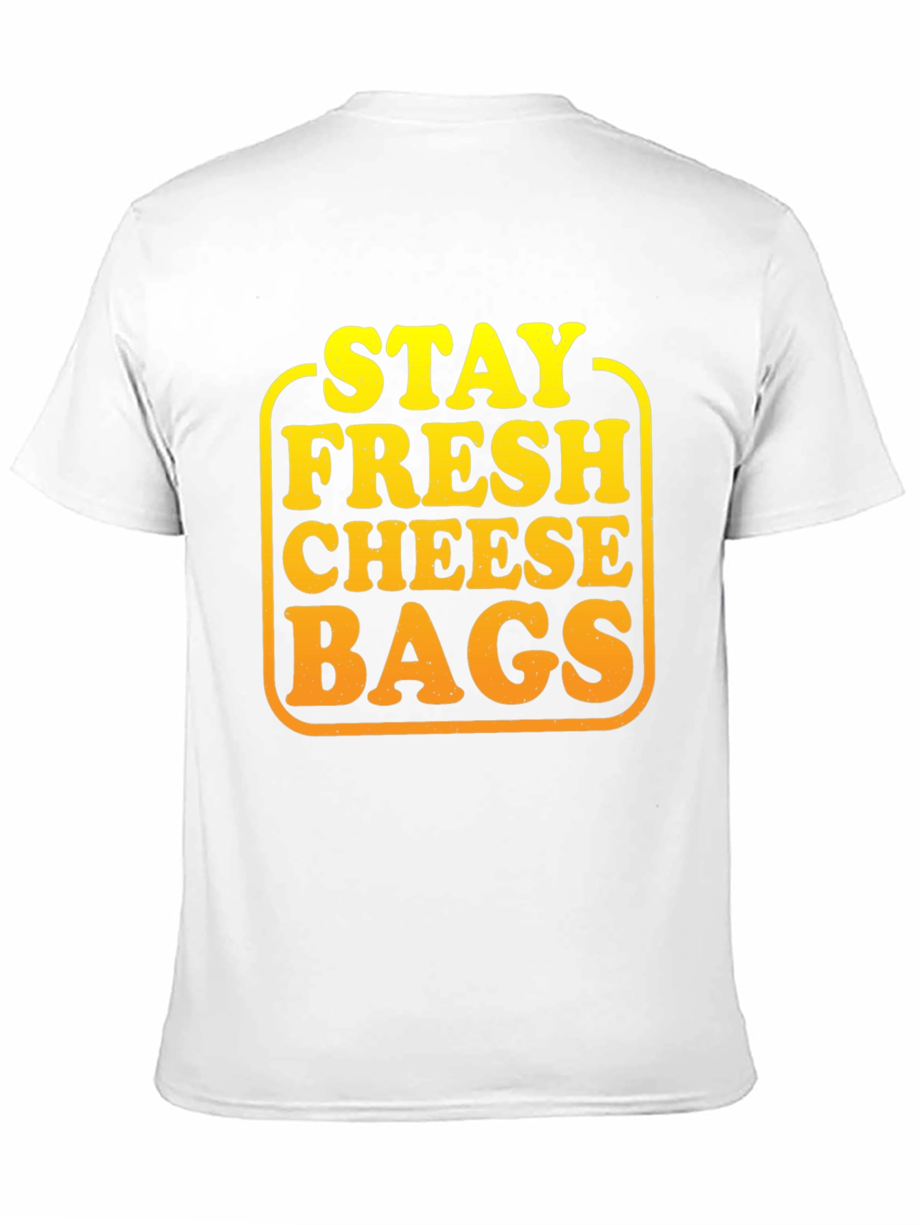 Black Stay Fresh Cheese Bags Graphic T-Shirt view 11