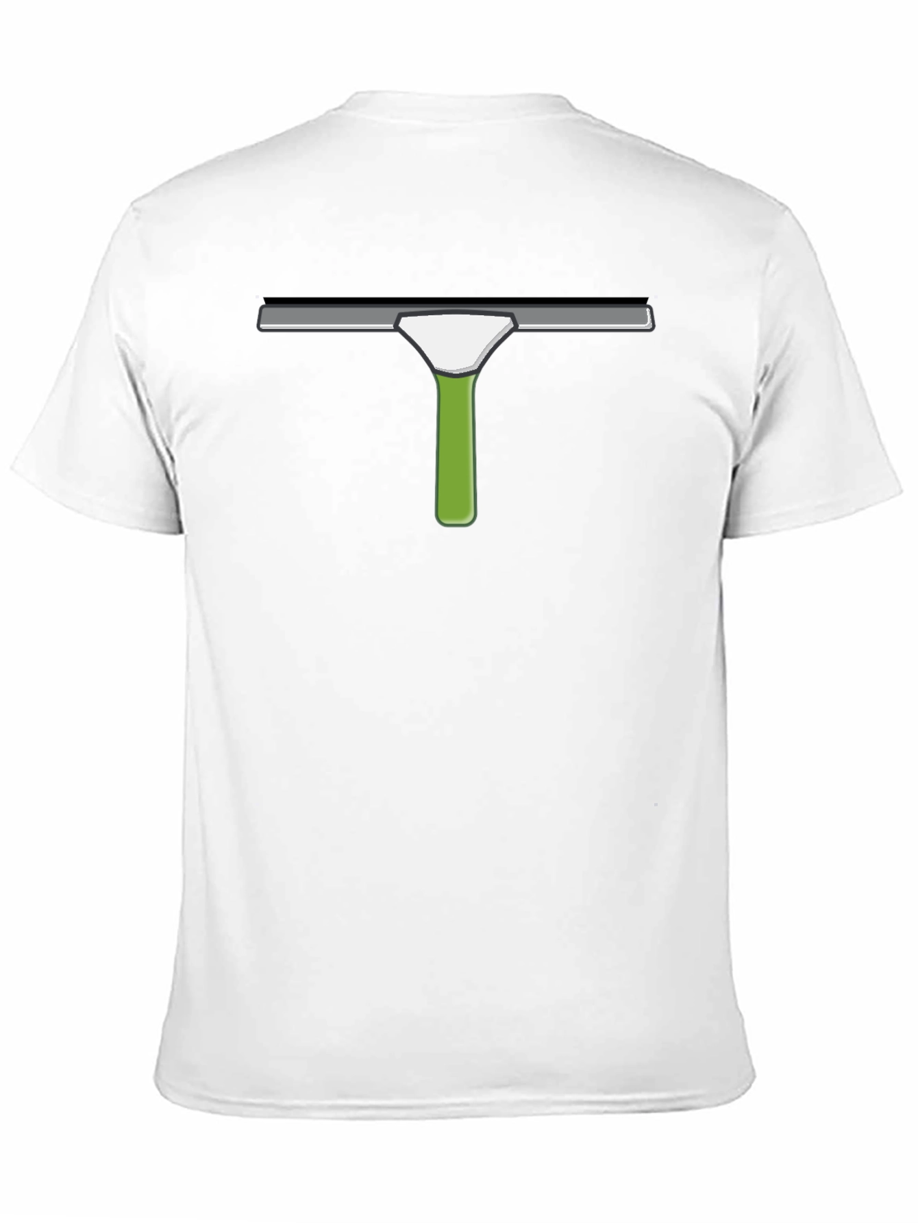 Black Wiper Graphic Tee - Funny Cleaning Crew T-Shirt view 11