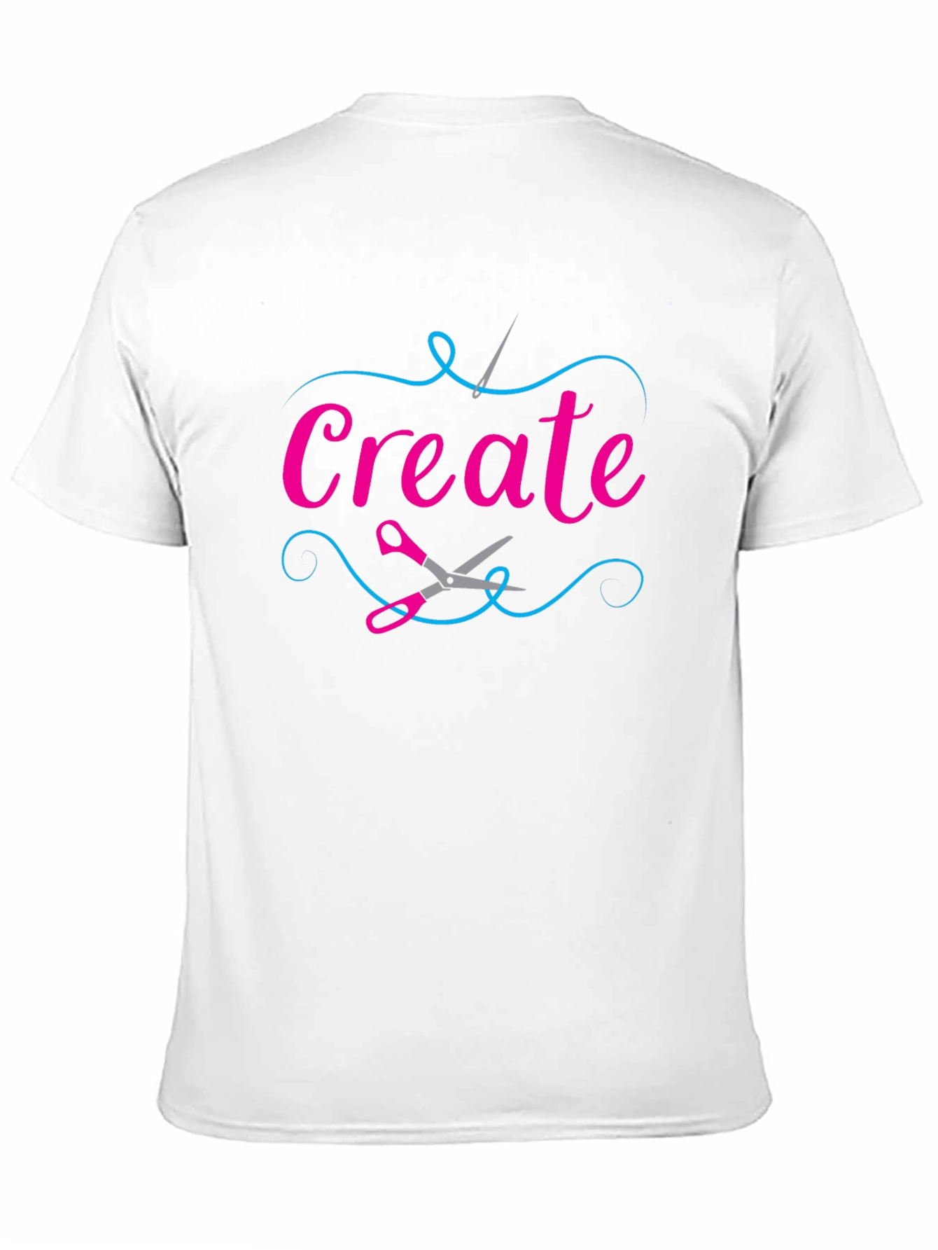 Black Create T-Shirt - Sewing Crafting Hobby Tee view 11