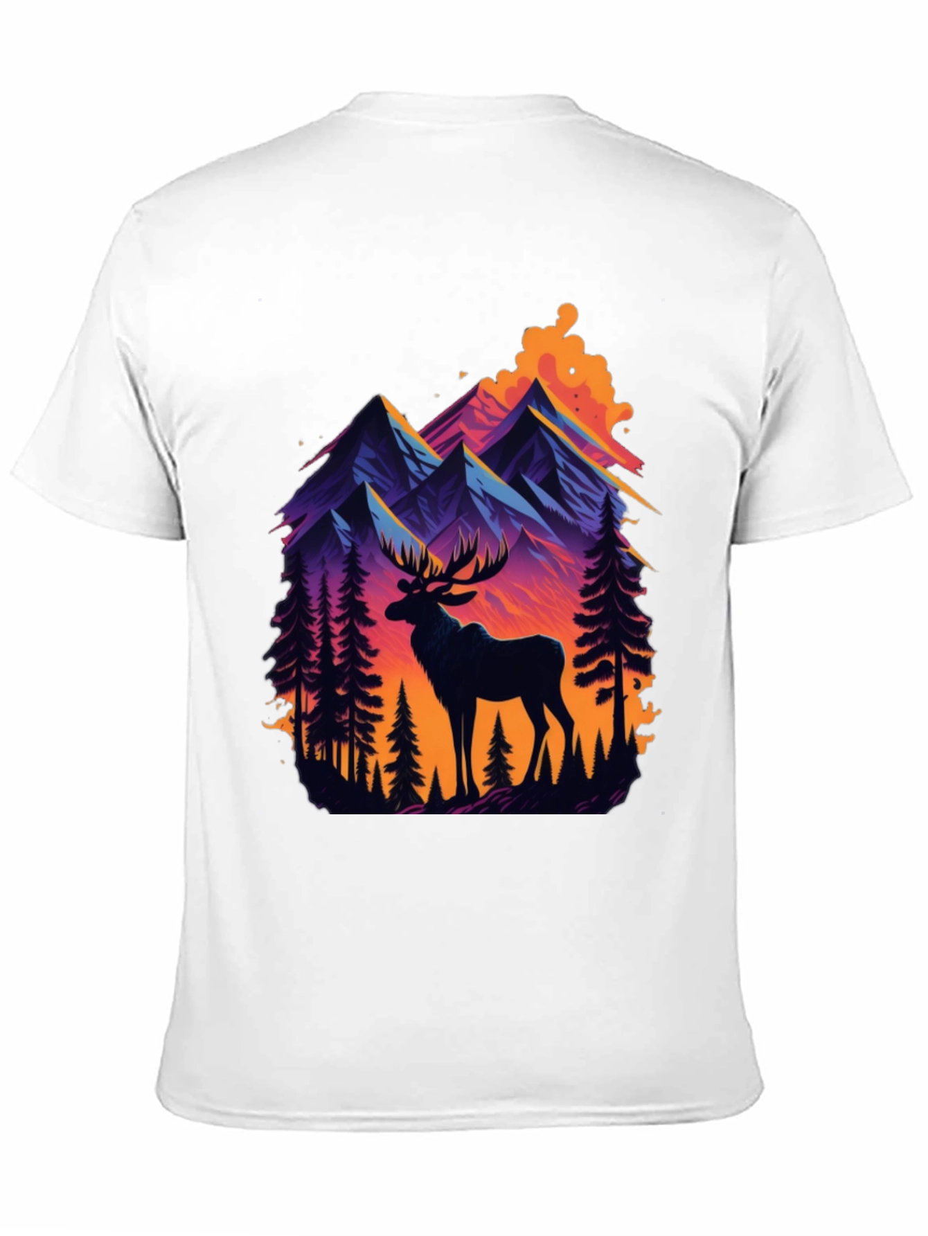 Black Mountain Moose Graphic Tee - Nature Inspired Style view 11