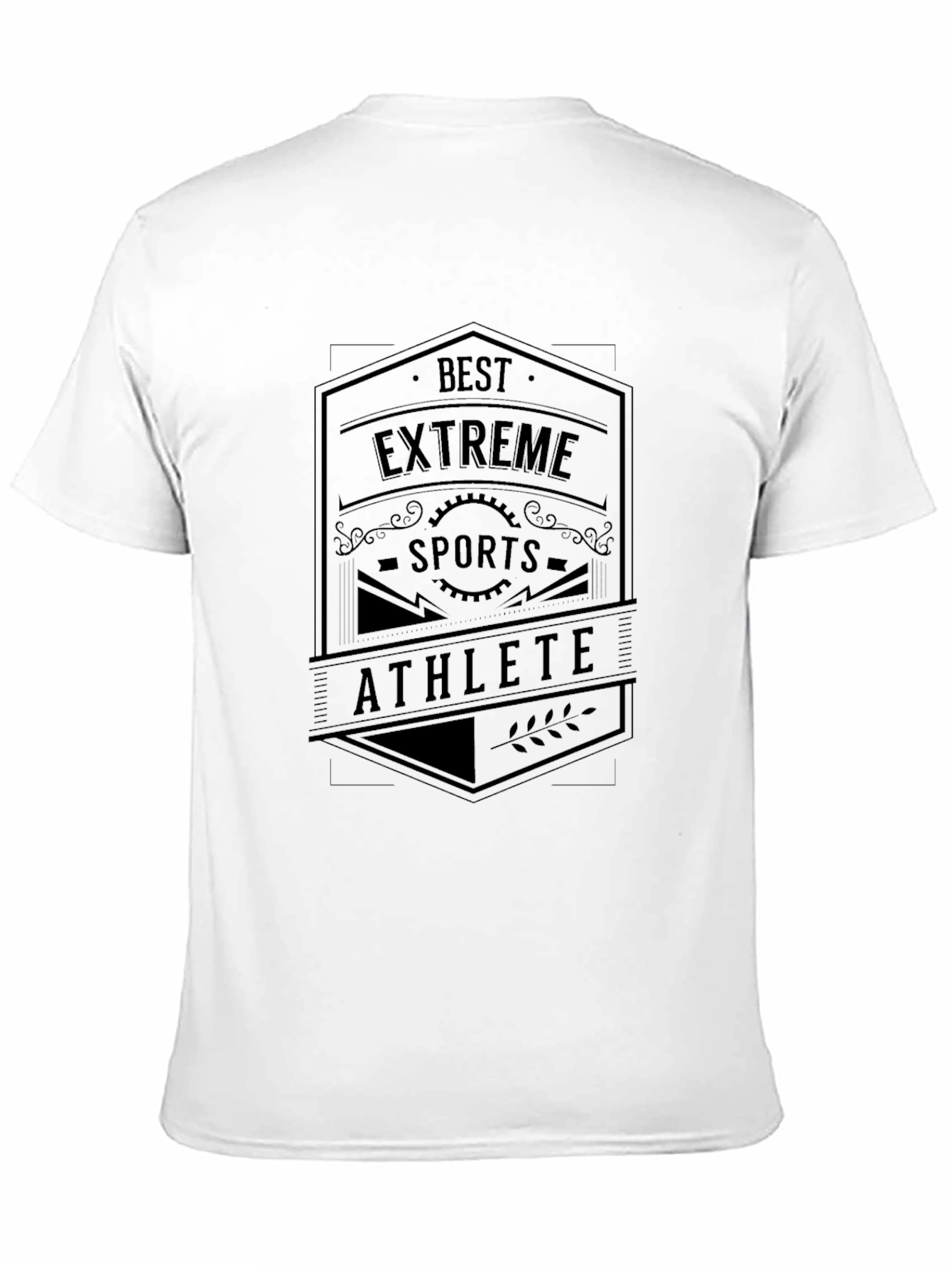 Black Best Extreme Sports Athlete Graphic T-Shirt - Black view 11