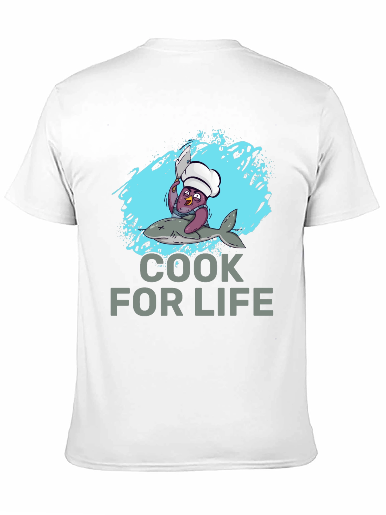 Black Cook For Life Graphic T-Shirt view 11