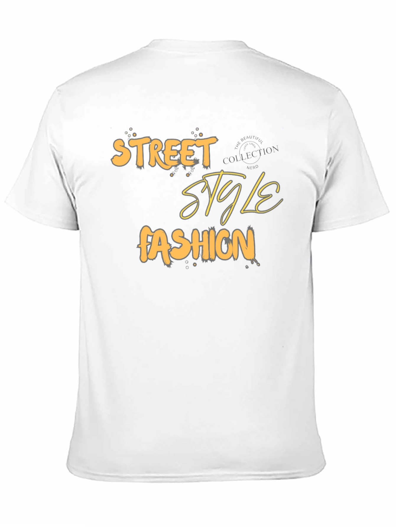 Black Street Style Fashion Graphic T-Shirt view 11