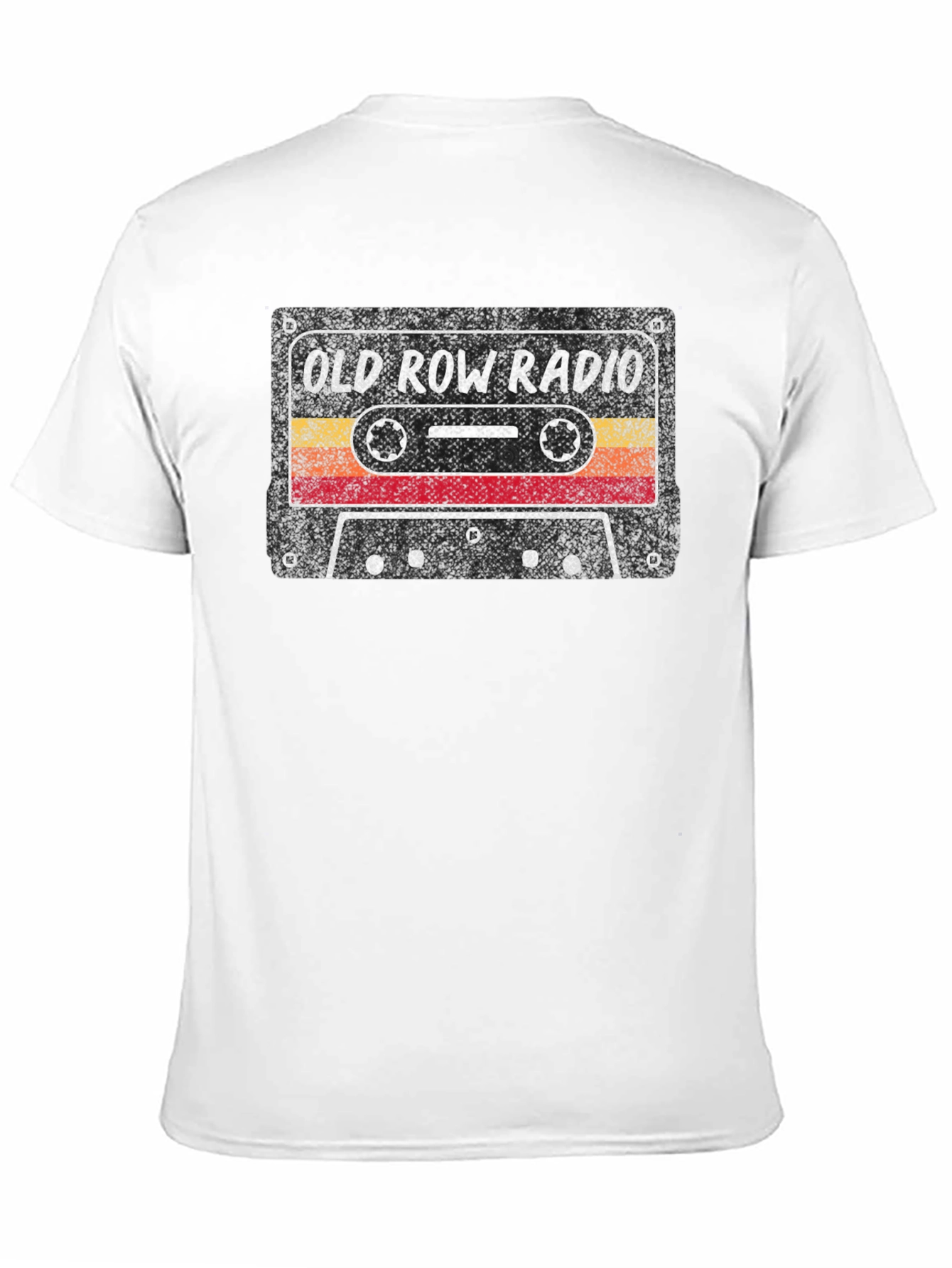 Black Retro Cassette Tape T-Shirt - Old Row Radio Tee view 11