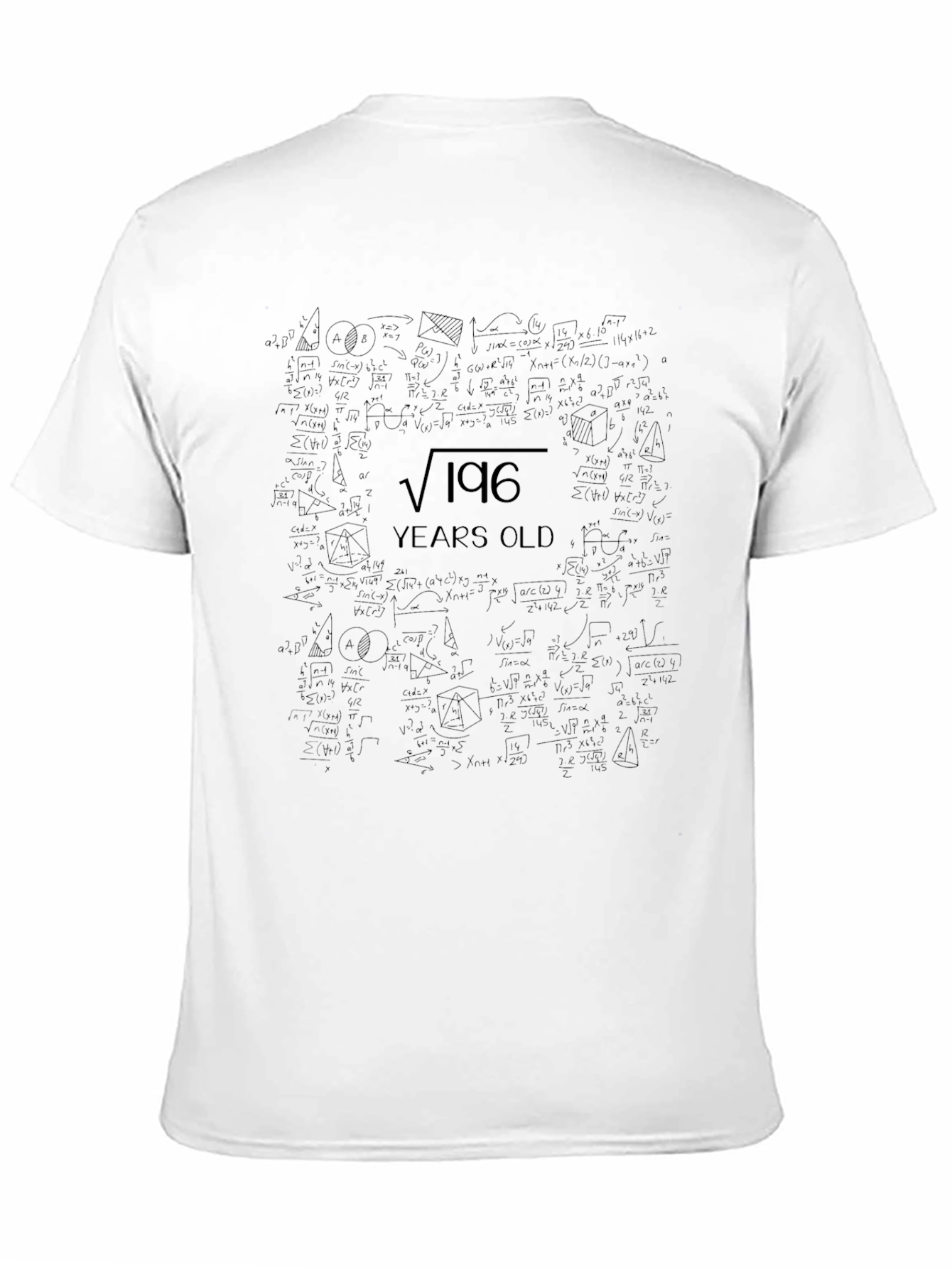 Black Funny 14th Birthday Math T-Shirt view 11