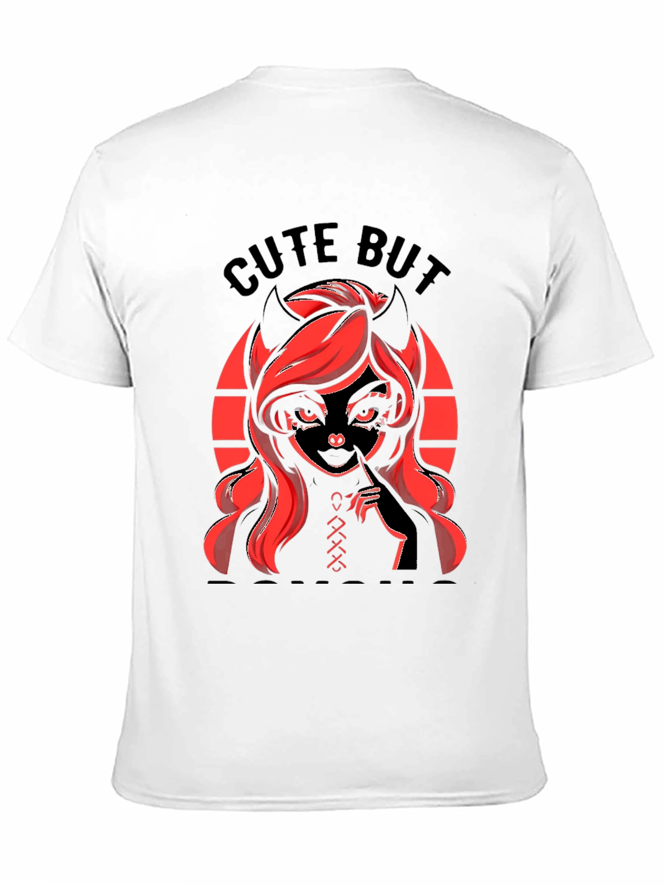 Black Cute But Devilish Graphic T-Shirt view 11