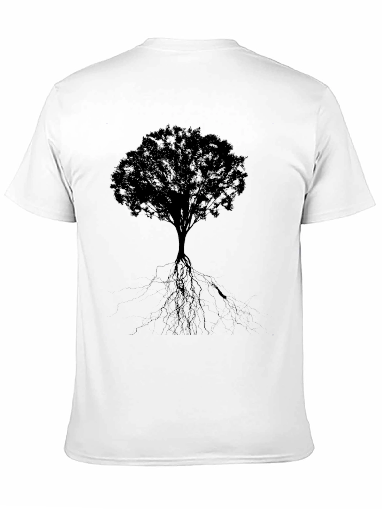 Black Tree Graphic Black T-Shirt view 11