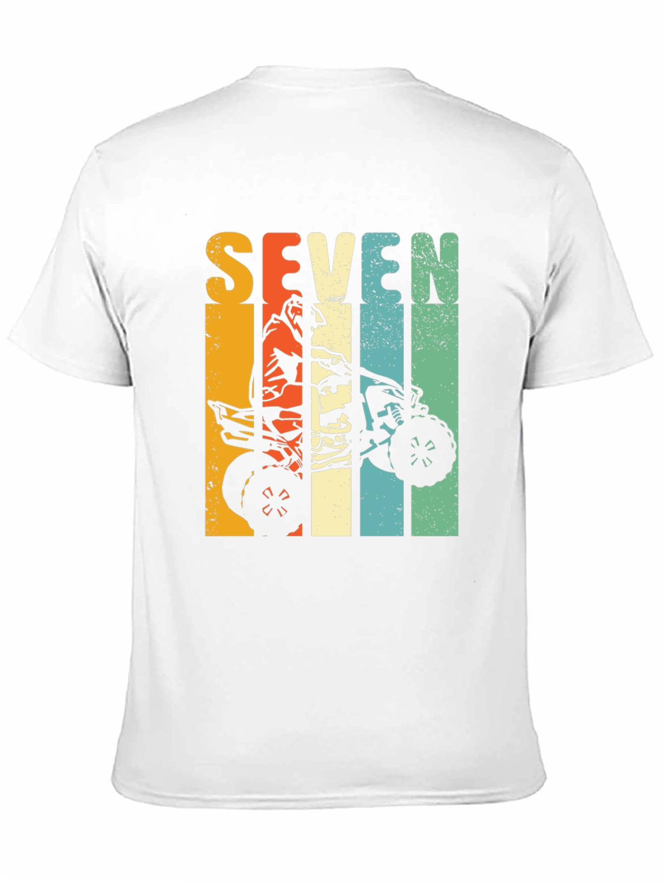 Black Seven ATV Black T-Shirt - Graphic Tee view 11