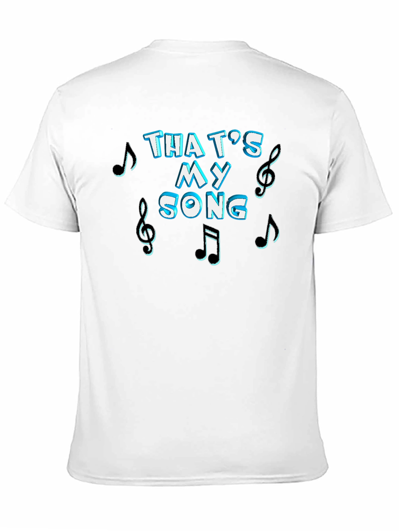 That's My Song Black Graphic T-Shirt - 11