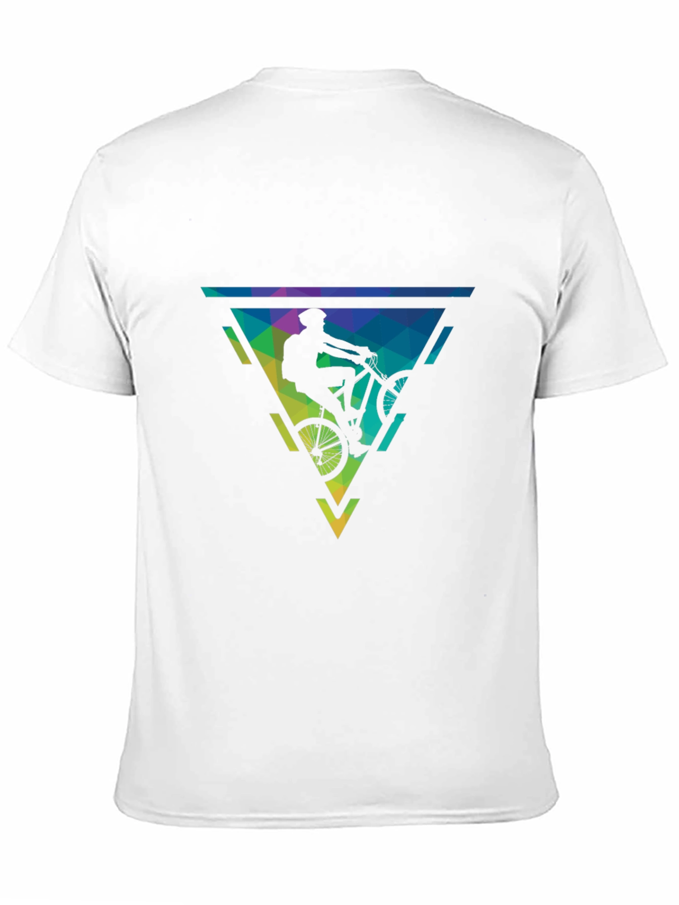 Mountain Bike Graphic Tee - Black Cotton - 11