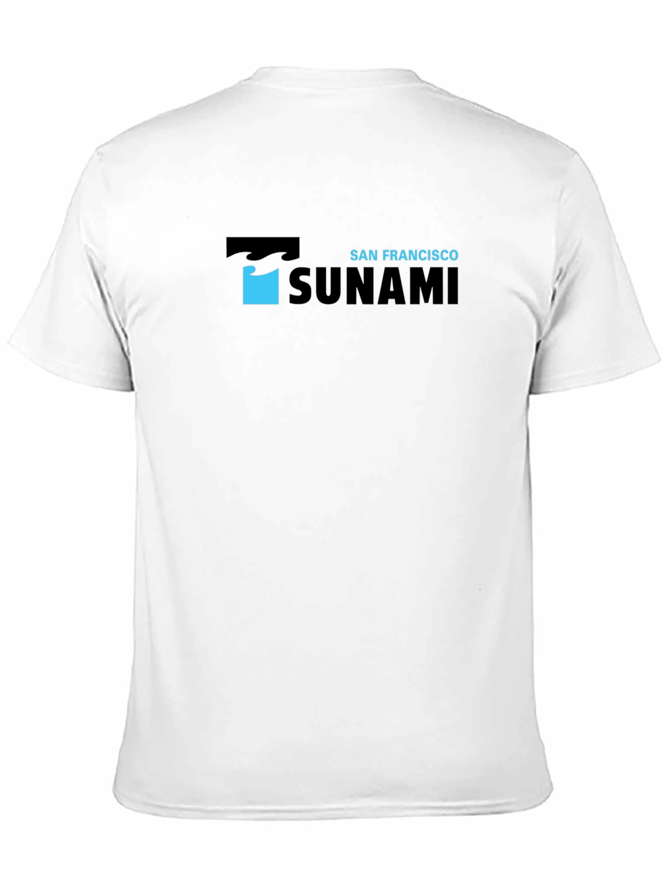 Black San Francisco Tsunami Graphic Print Black T-Shirt view 11