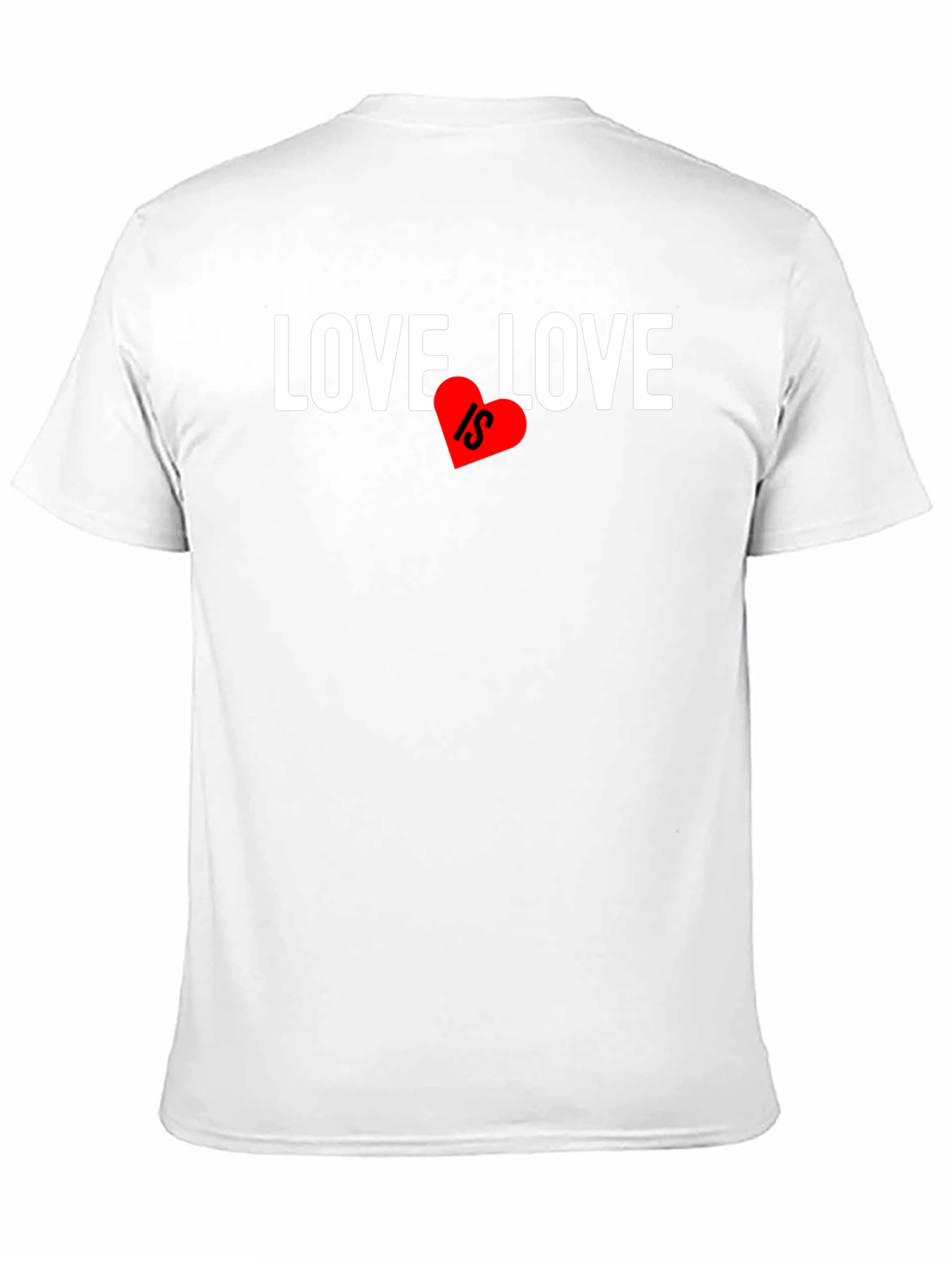 Black Love Is... Graphic Tee - Heart Design view 11