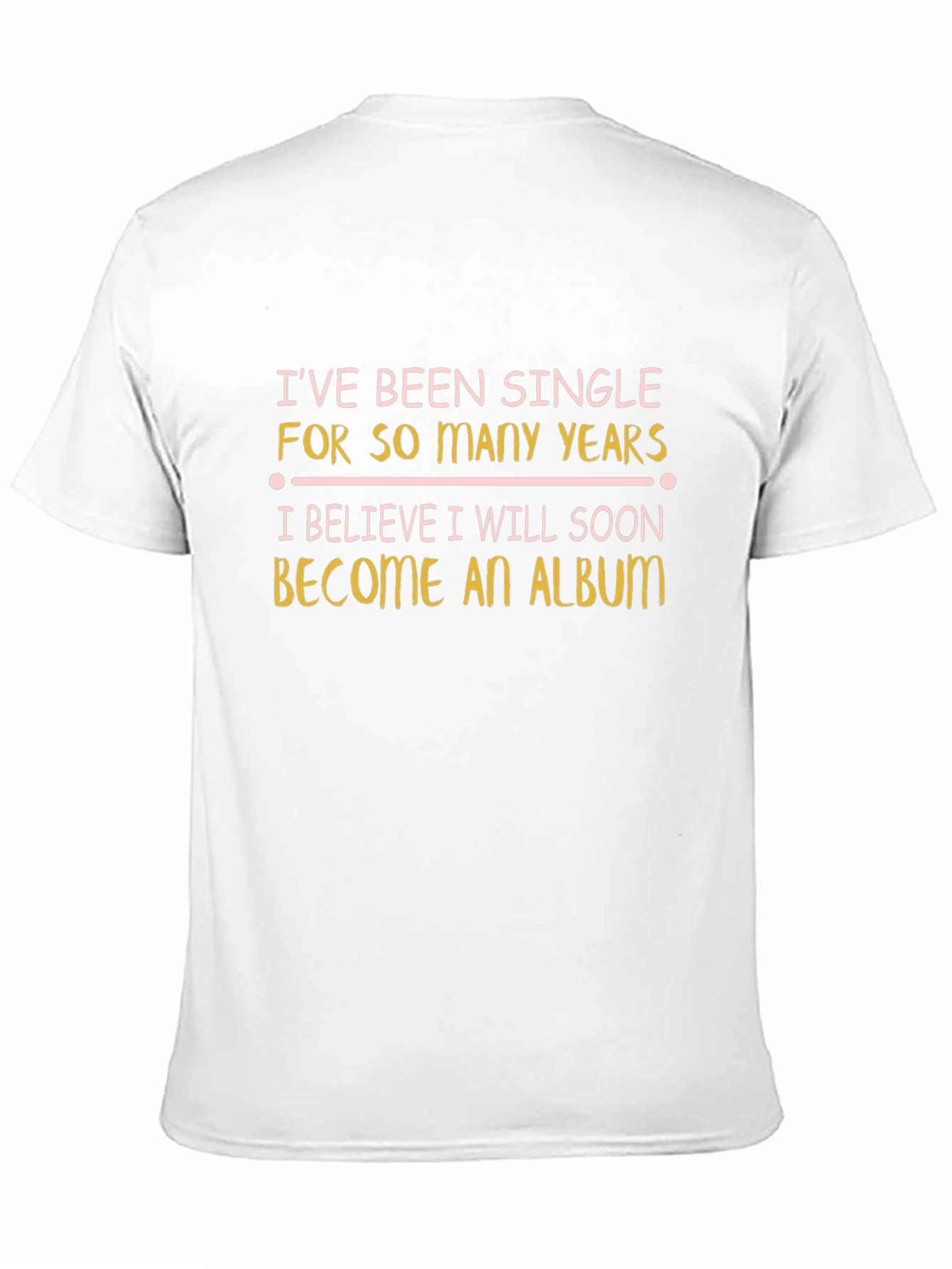 Black Funny Single Album T-Shirt view 11