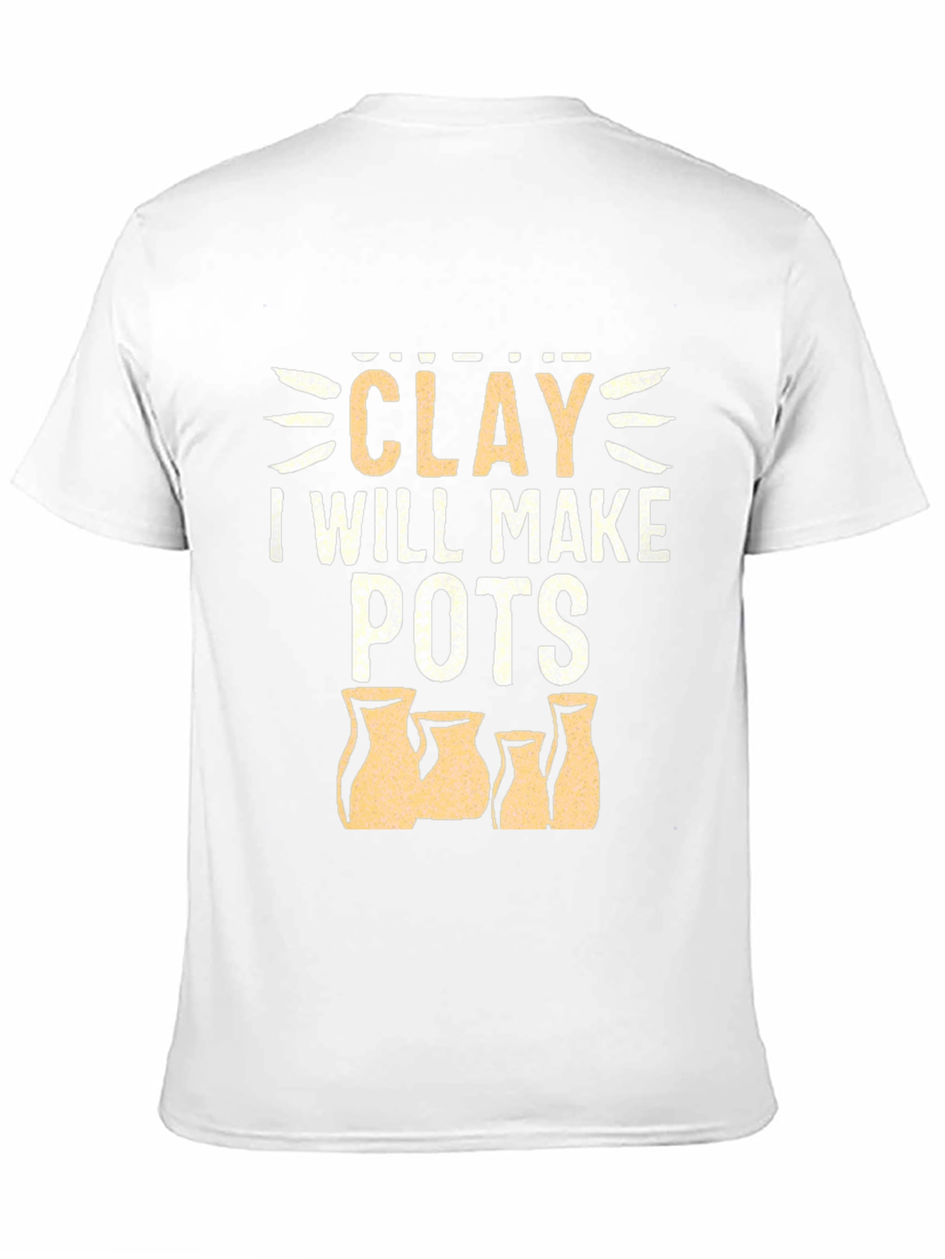 Black Potter's Clay Art Black T-Shirt view 11