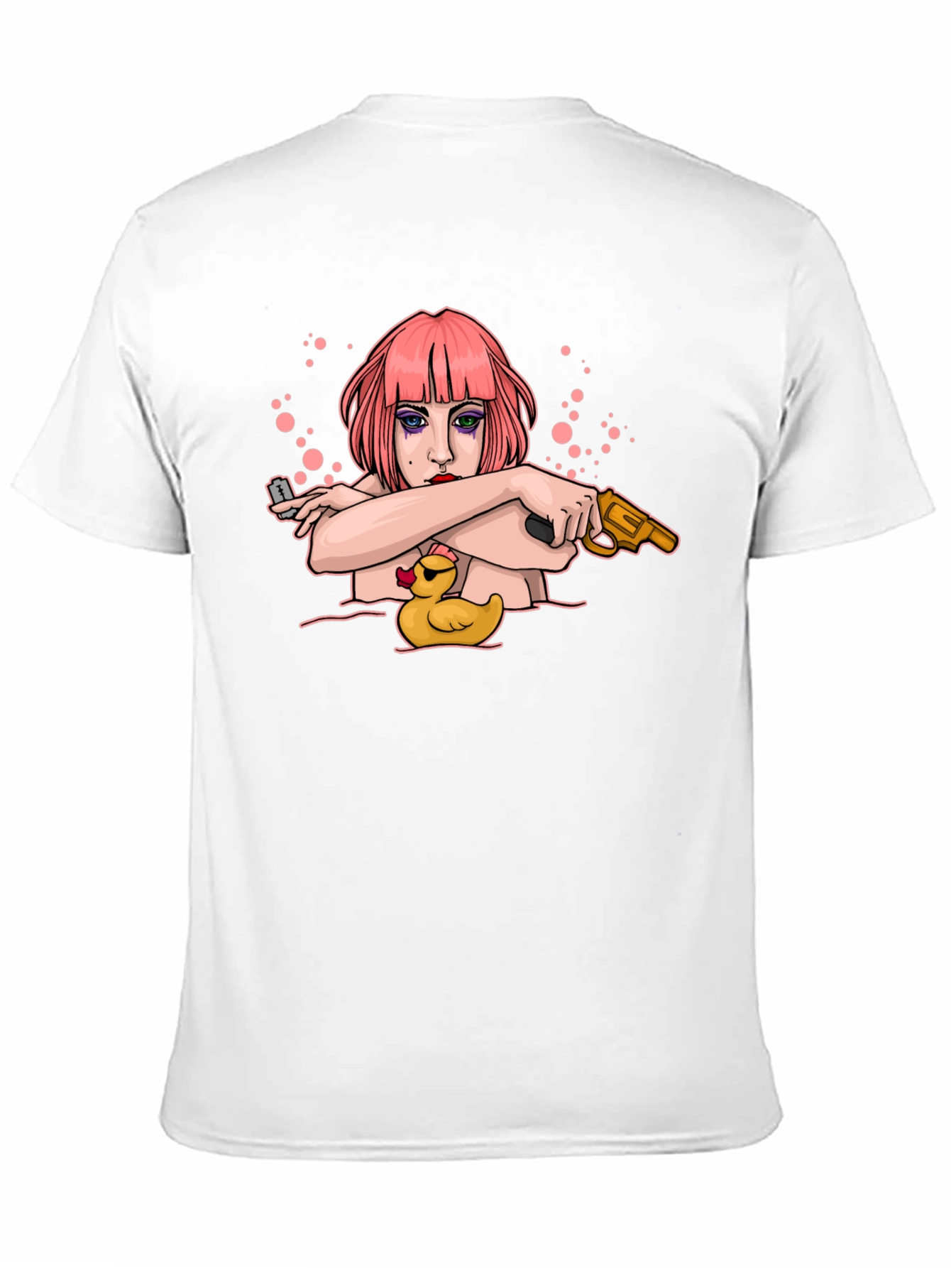 Edgy Cartoon Graphic T-Shirt - 11