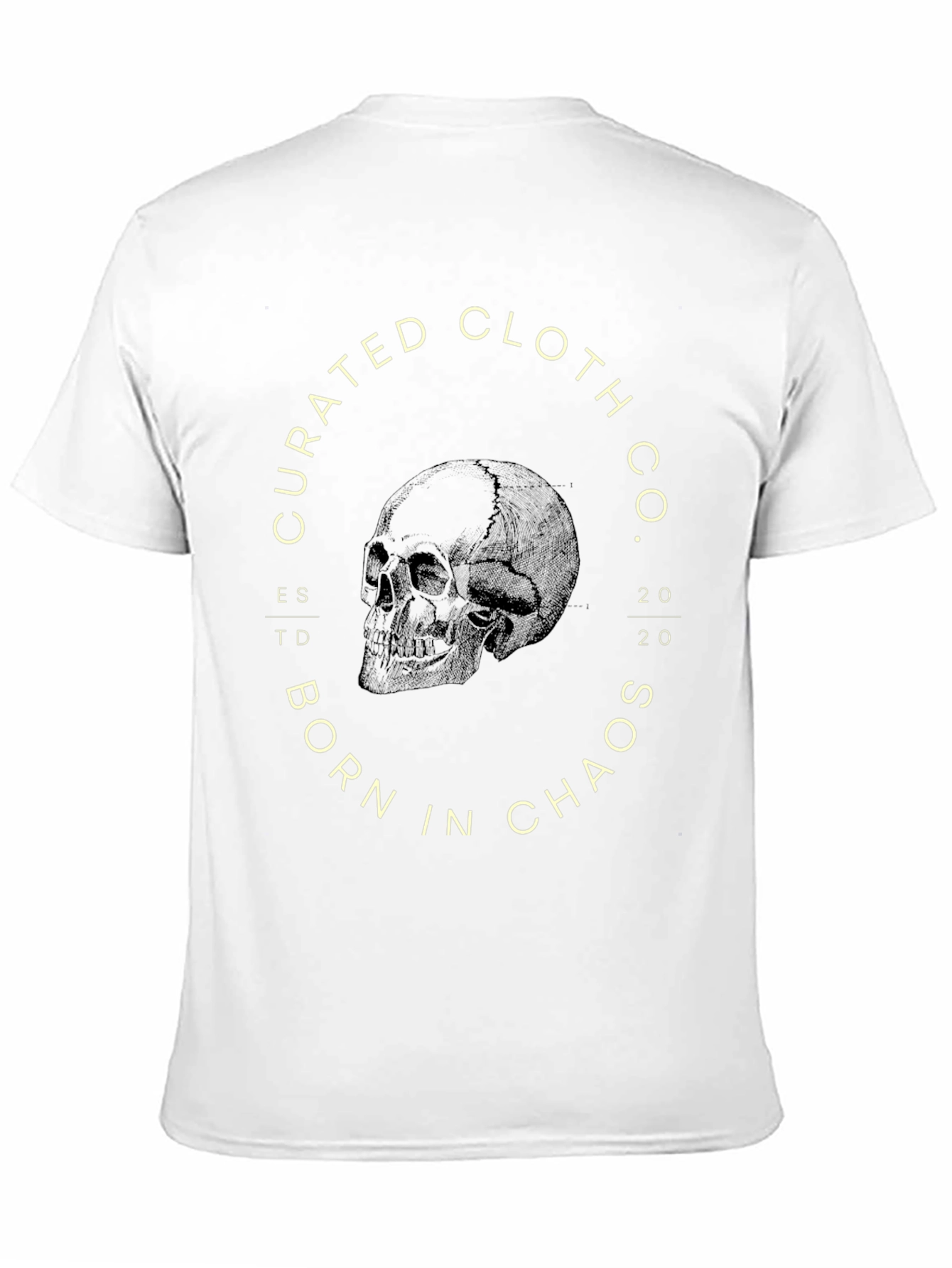 Black Curated Cloth Co. Skull Graphic Tee view 11