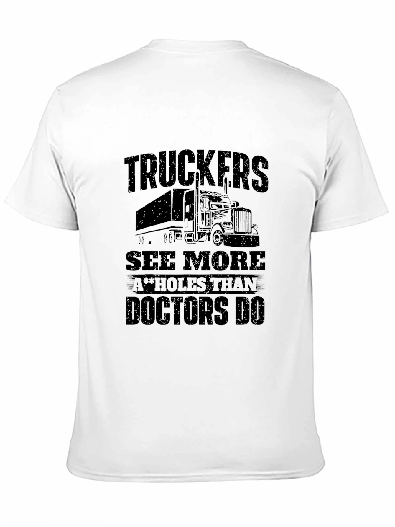 Black Truckers See More Funny Graphic Tee view 11