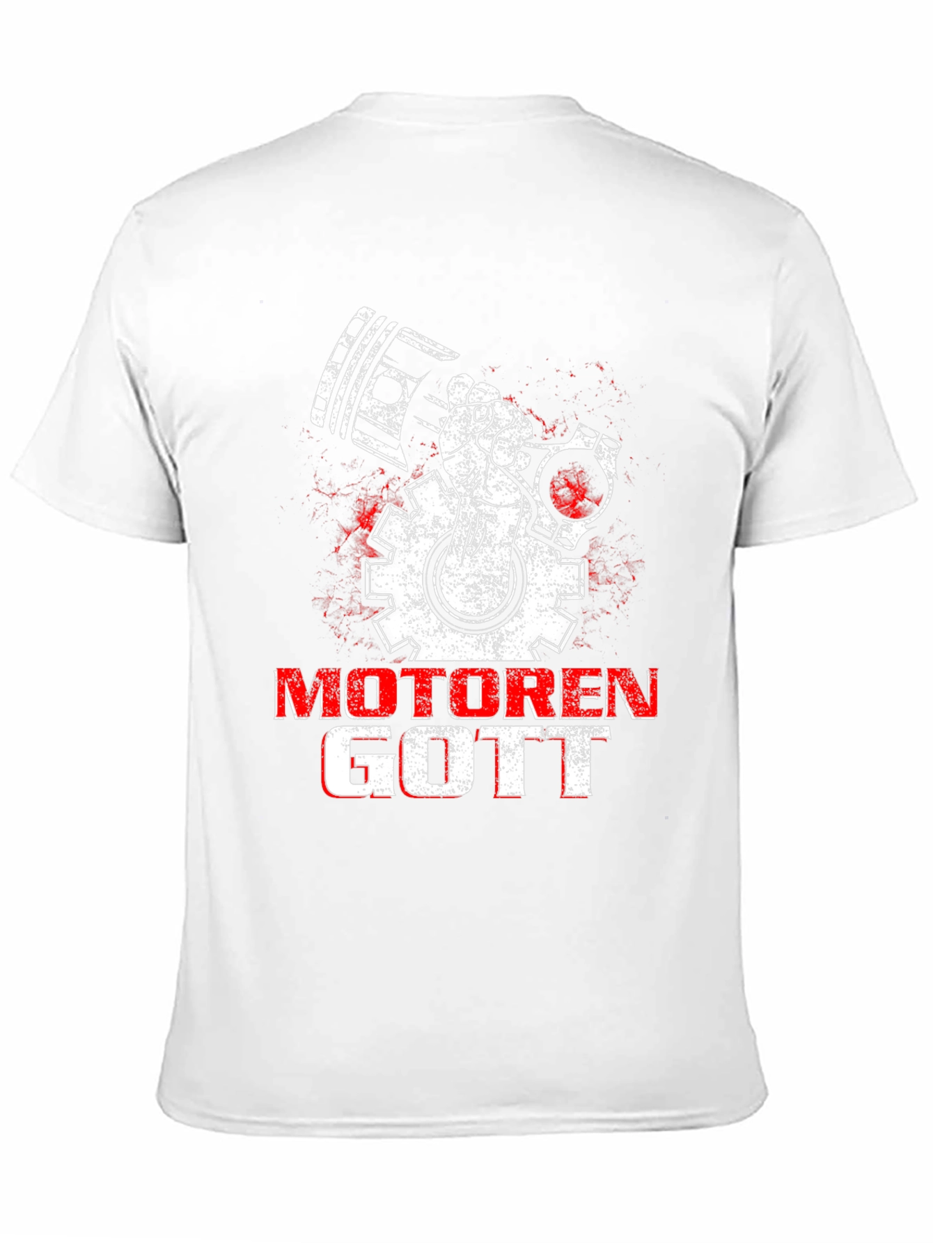 Black Motoren Gott Black T-Shirt - Engine Lover view 11