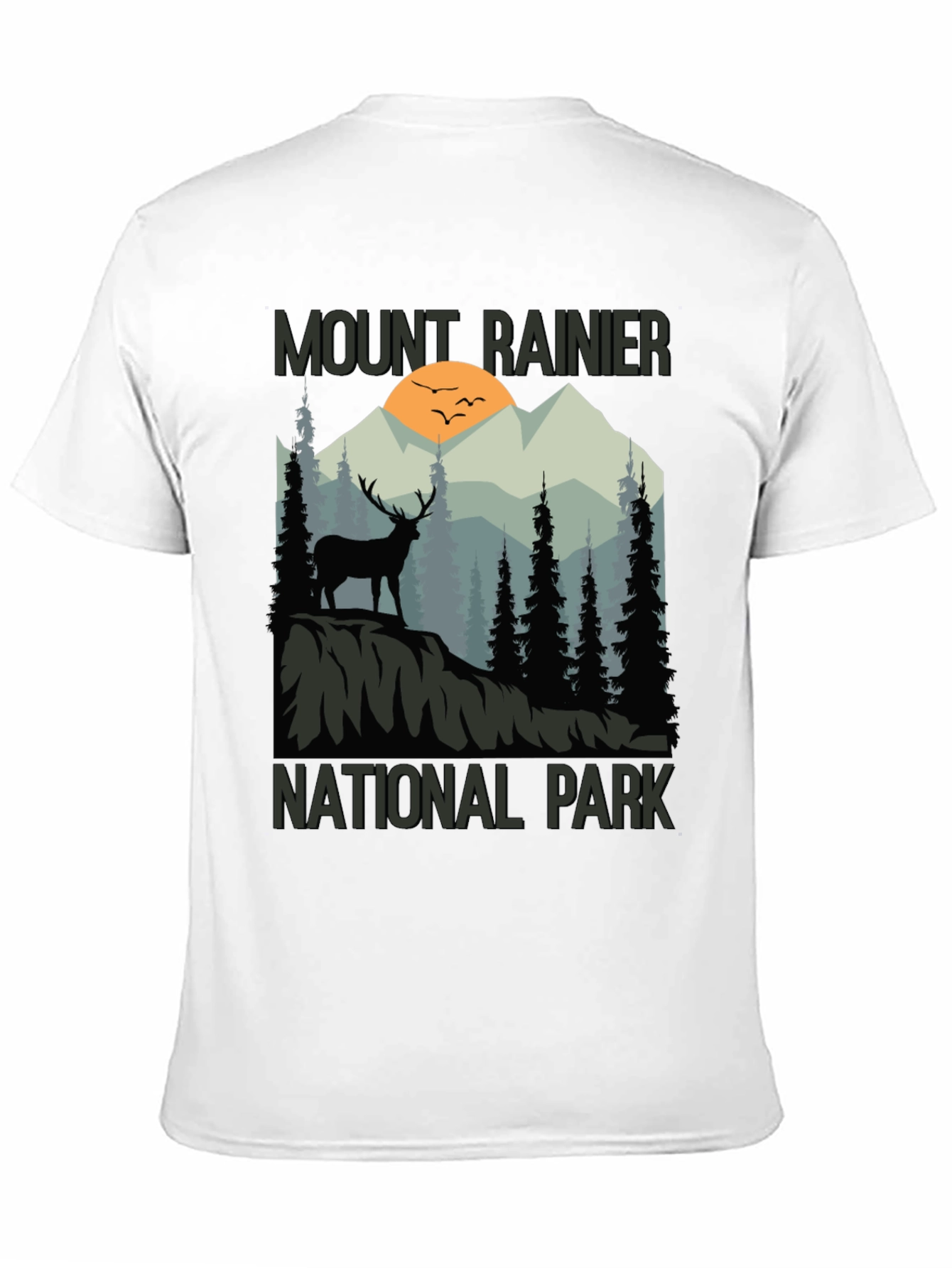 Mount Rainier National Park Graphic T-Shirt - 11