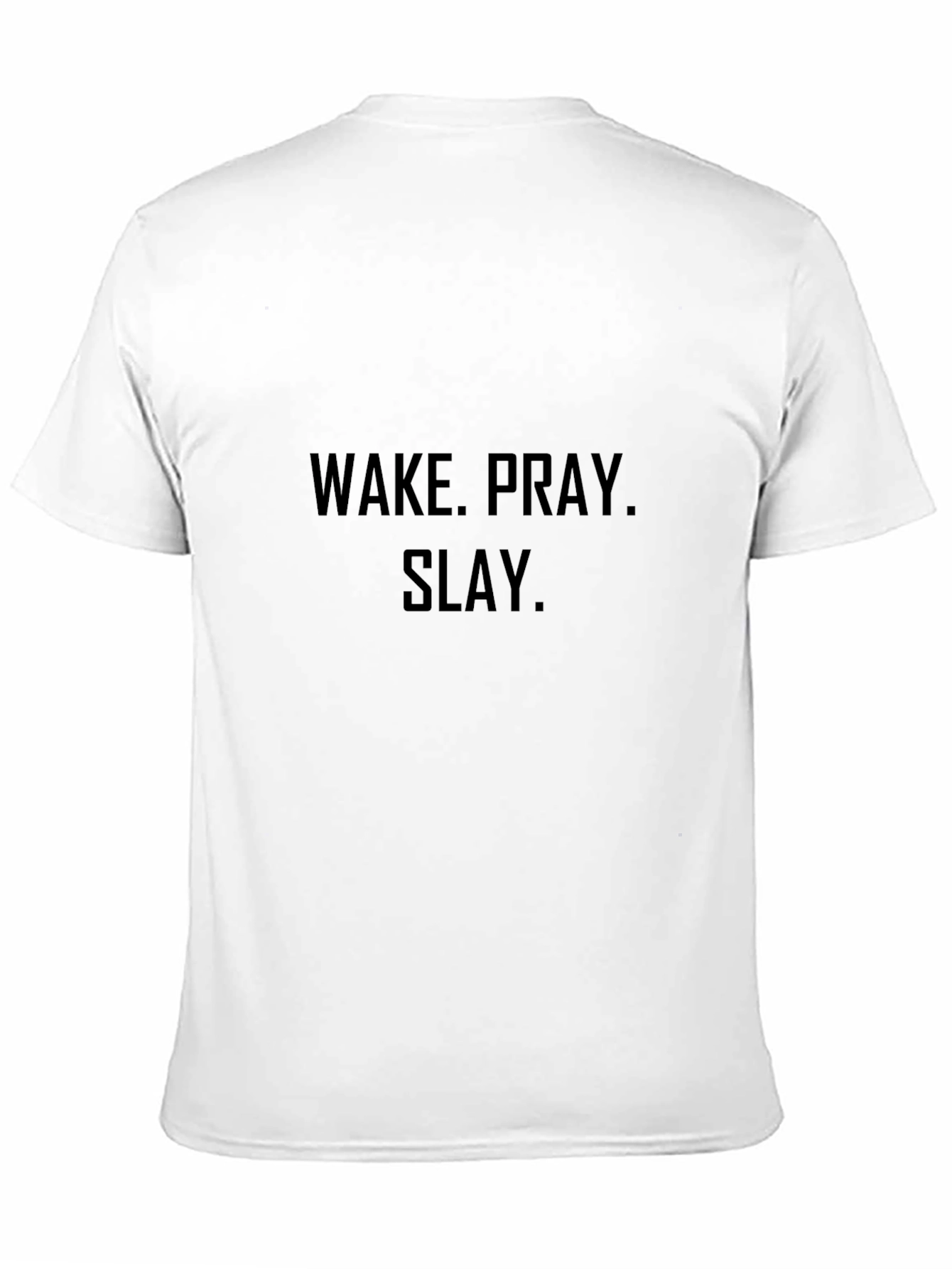 Black Wake, Pray, Slay Black Graphic Tee view 11