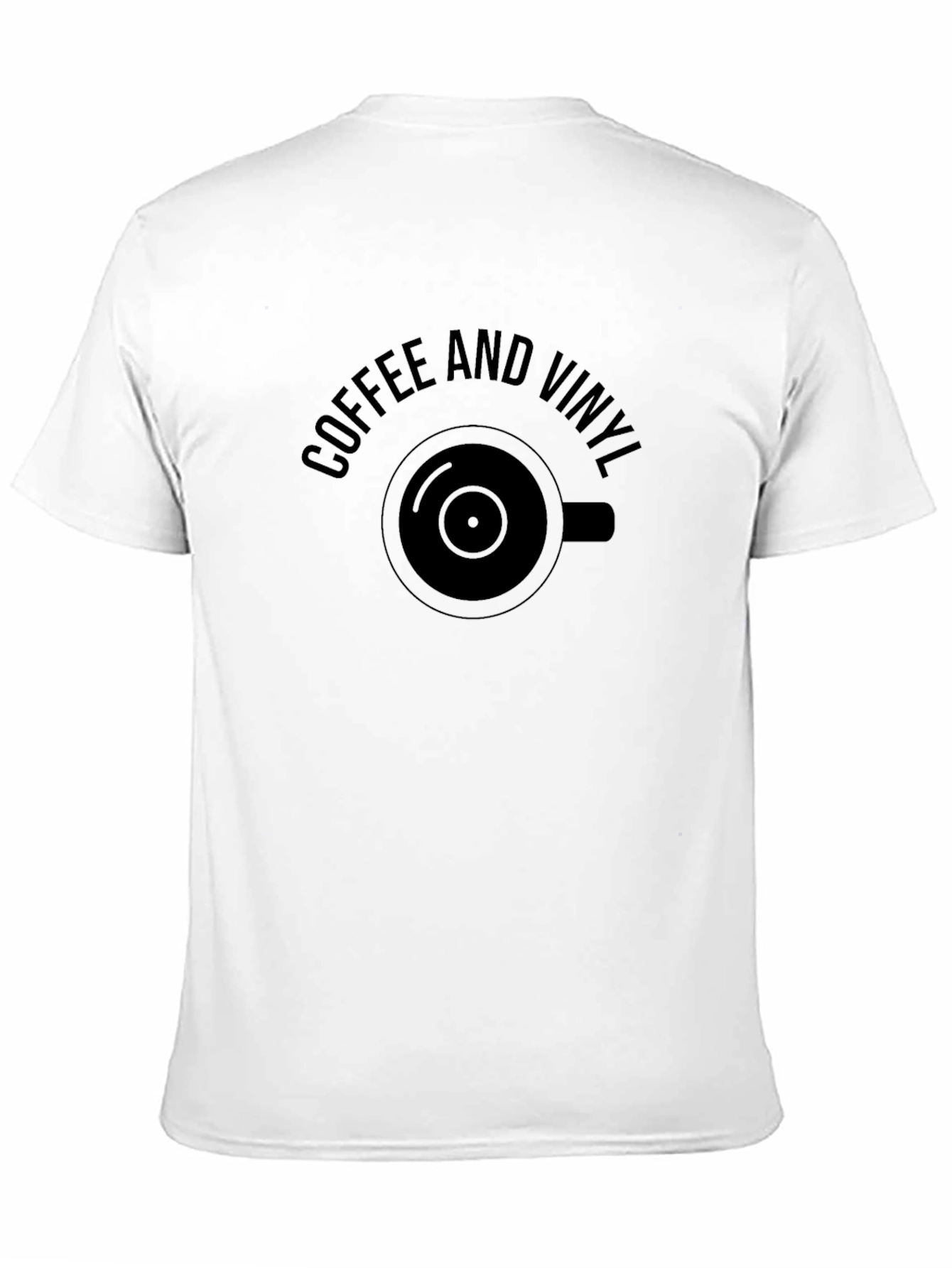 Black Coffee and Vinyl Graphic Tee view 11