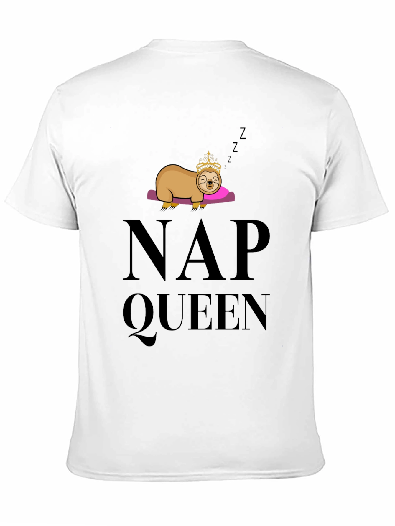 Black Nap Queen Sloth T-Shirt view 11