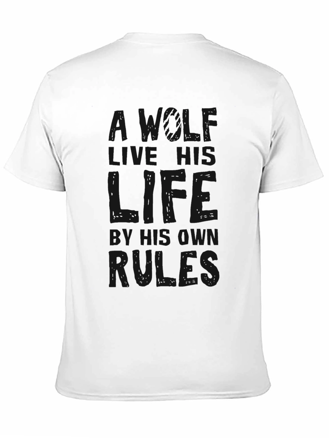 Black Rebel T-Shirt - Live By Your Own Rules view 11