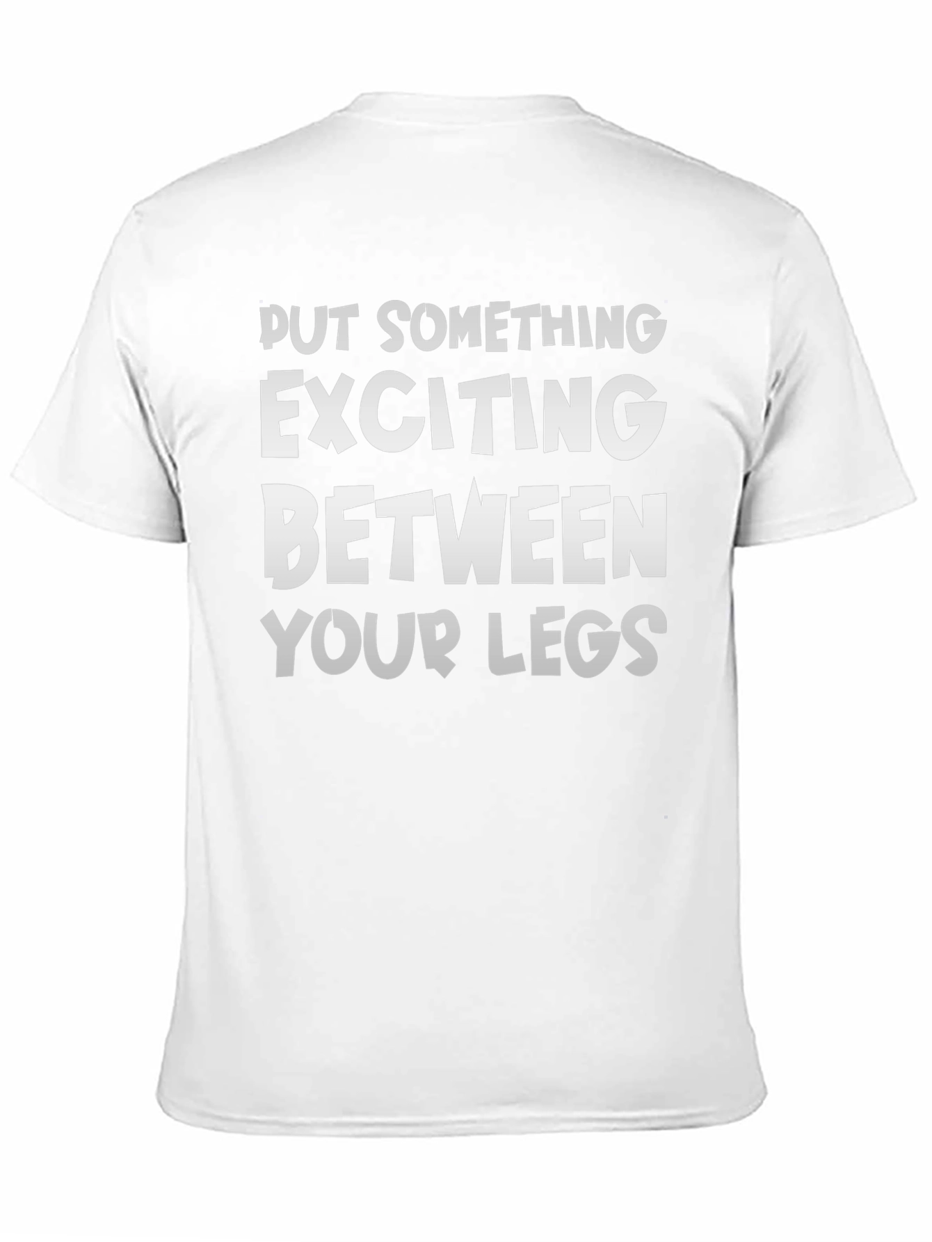 Black Exciting Legs Graphic Tee - Black Cotton T-Shirt view 11