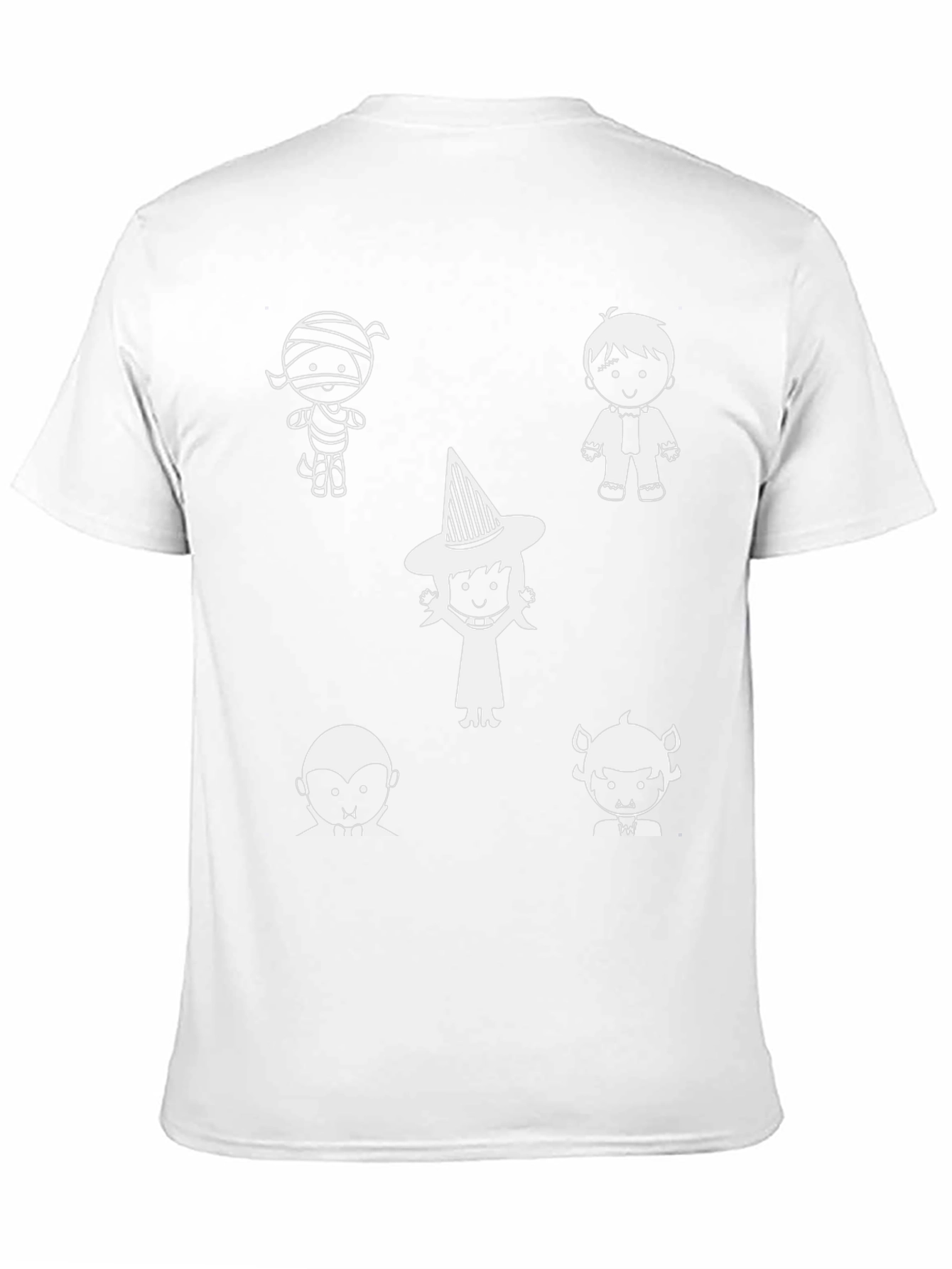 Black Halloween Character T-Shirt view 11