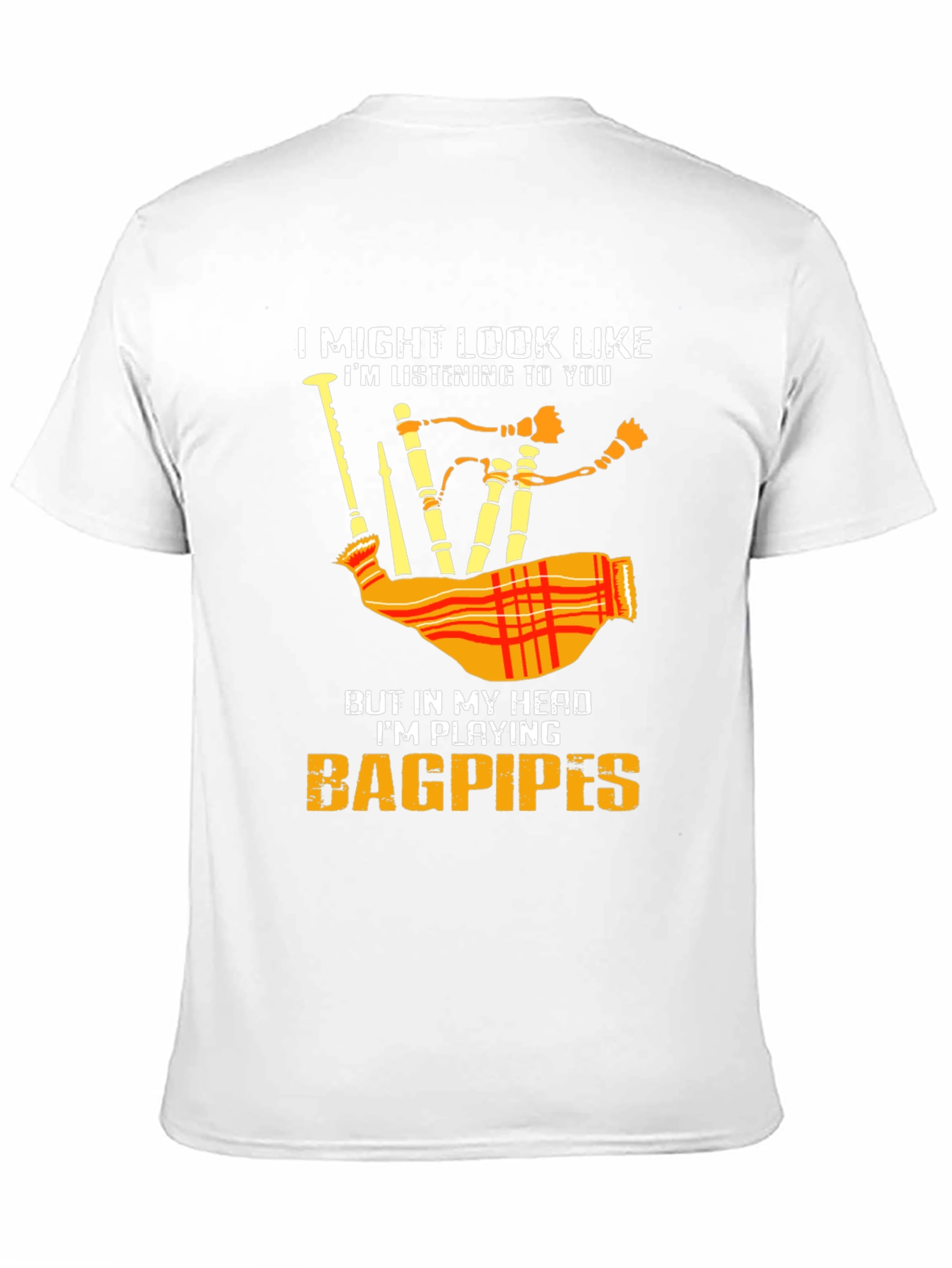 Black Bagpipes T-Shirt - Musician Tee view 11