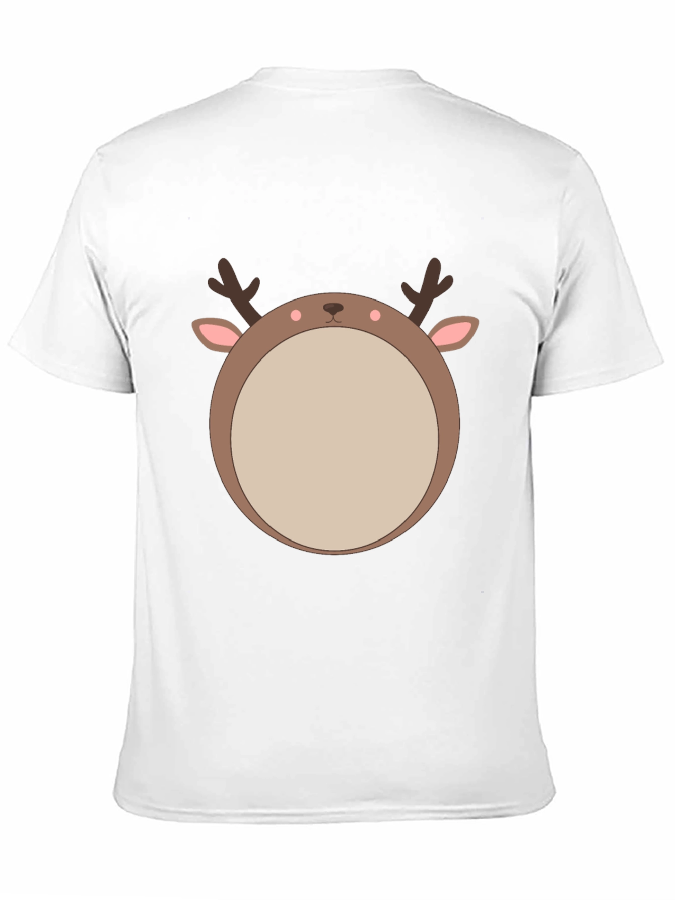Black Reindeer Graphic Tee - Festive Holiday Style view 11