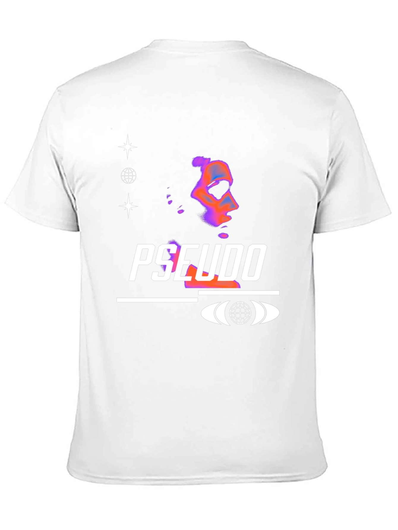 Black Pseudo Graphic Black T-Shirt view 11