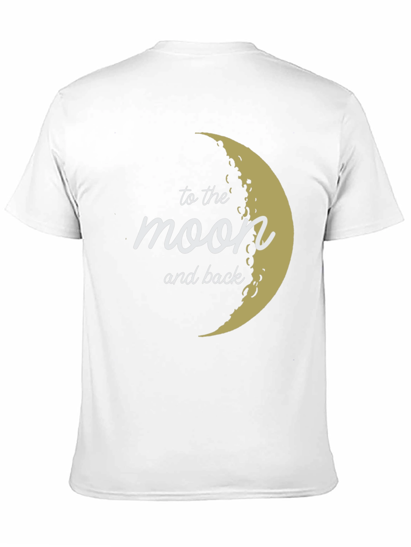 Black To the Moon and Back Graphic Tee view 11